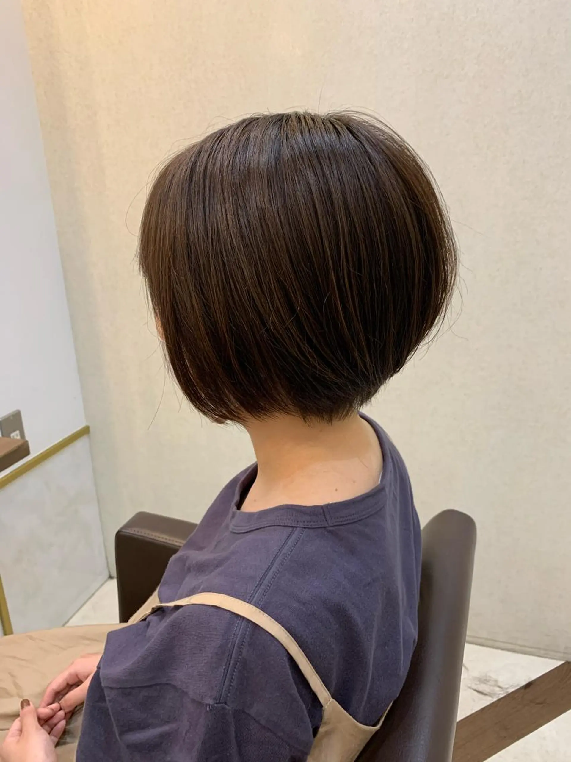 ショート カラー ショートボブ アッシュ ブラウンカラー グラデーションカラー ボブ REM_aokijima所属・土屋 竣奨のヘアスタイル