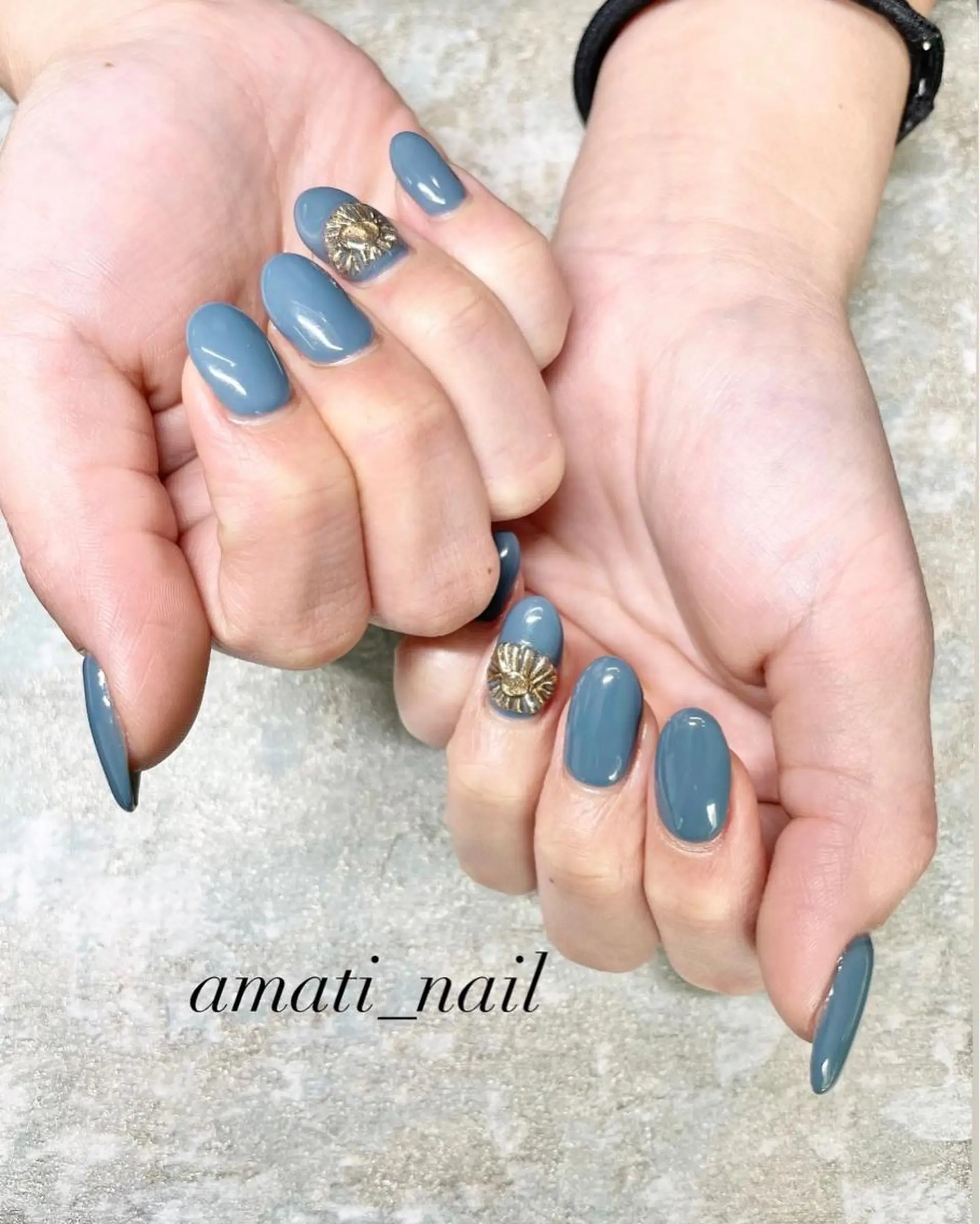 ネイル ミラーネイル ニュアンスネイル ワンカラーネイル ハンドネイル amati_nail TAKAKOのネイルデザイン