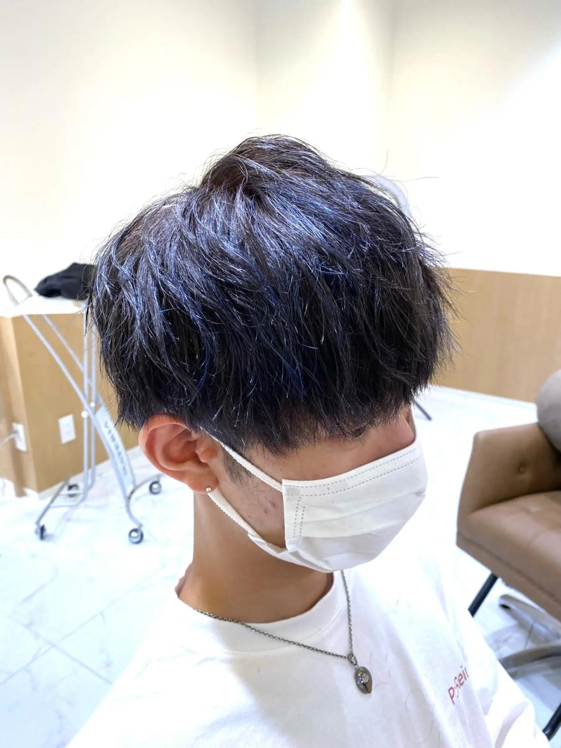 メンズ メンズハイライト 坂井 茅聖のヘアスタイル