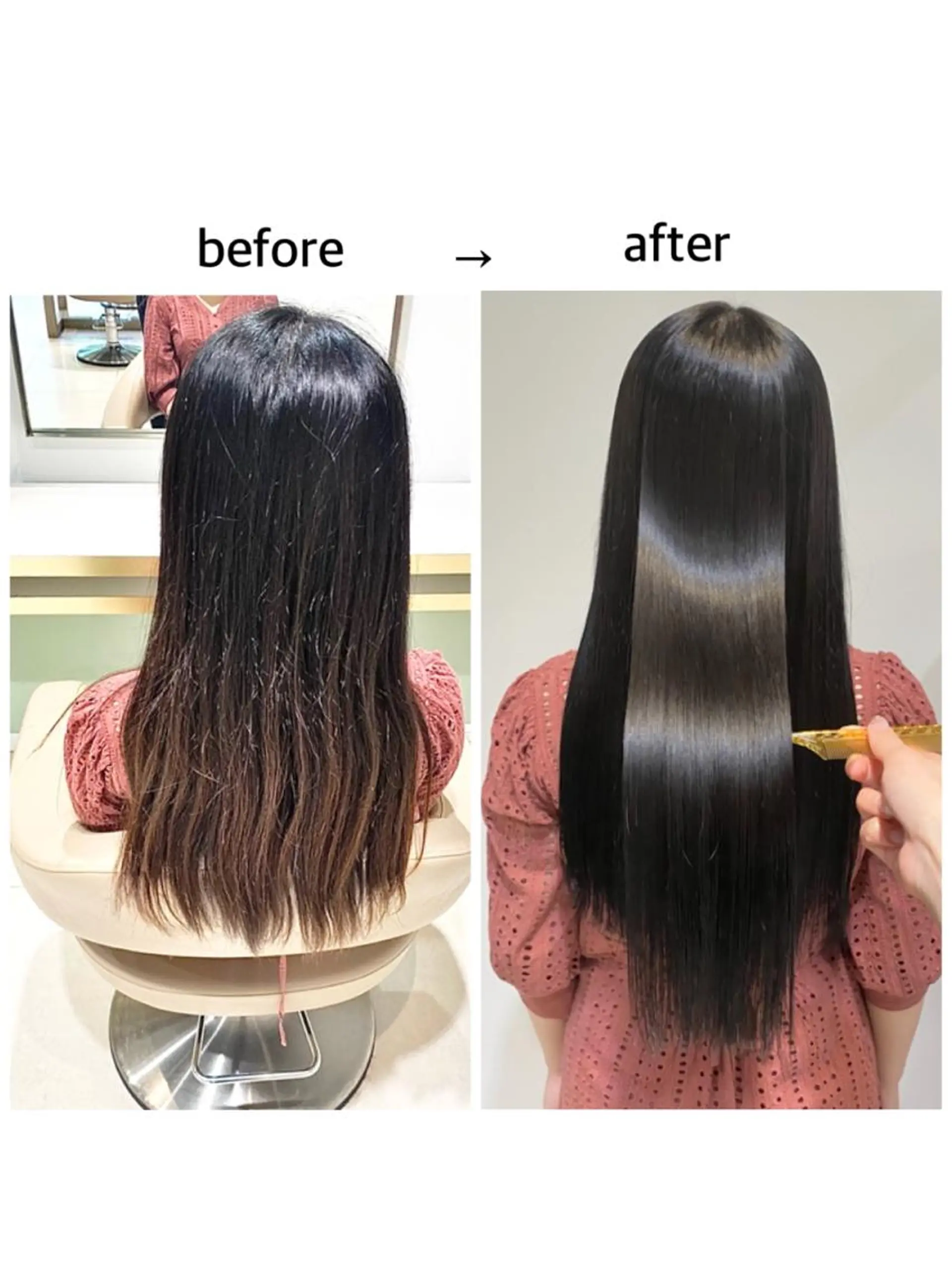 ロング ヘアカラー トリートメント motel所属・モデルや芸能人も通う ✨マンツーマンサロンのヘアスタイル