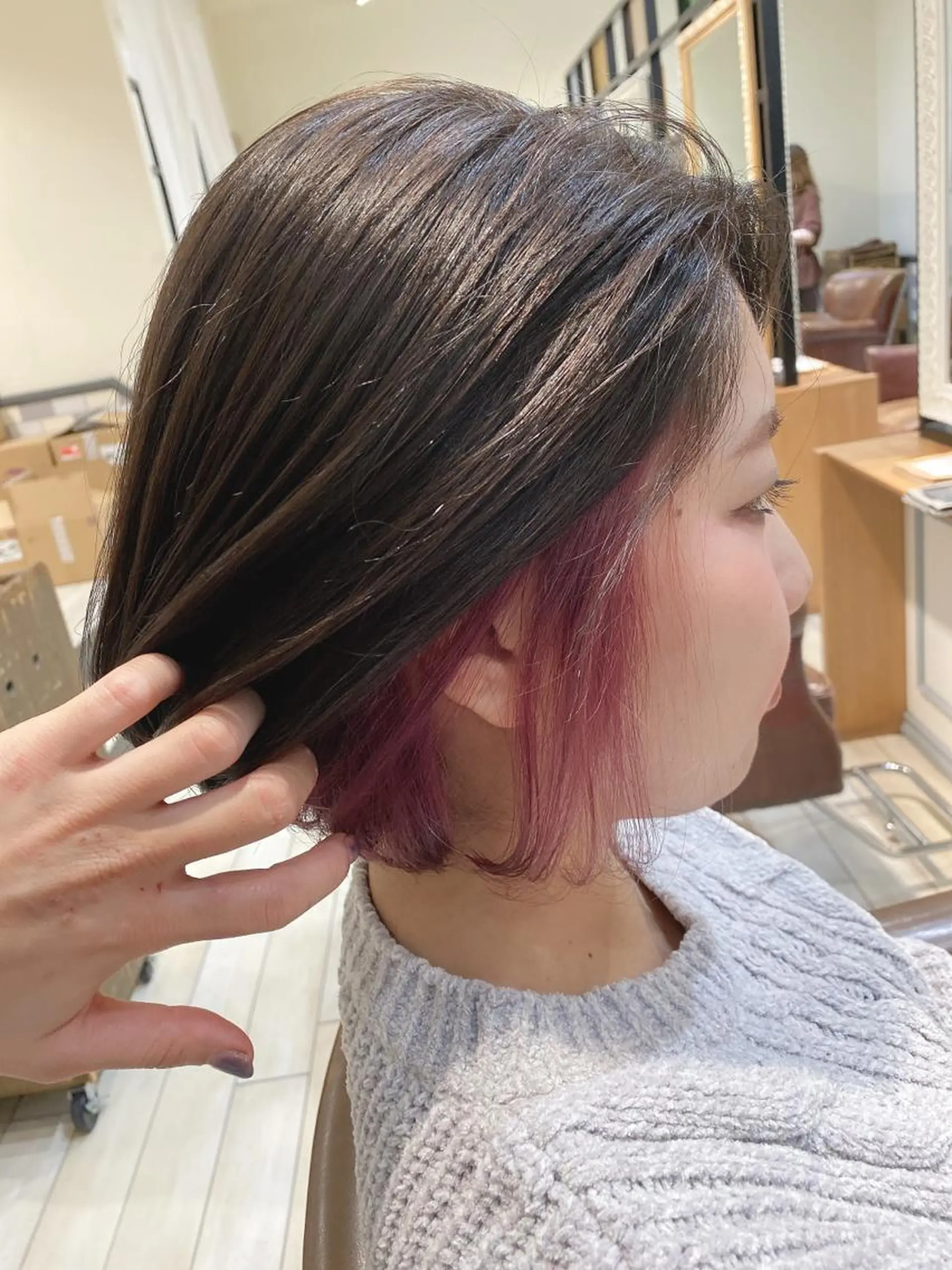 ミディアム カラー ブリーチ インナーカラー SERA ✳︎の眉毛・アイブロウイメージ