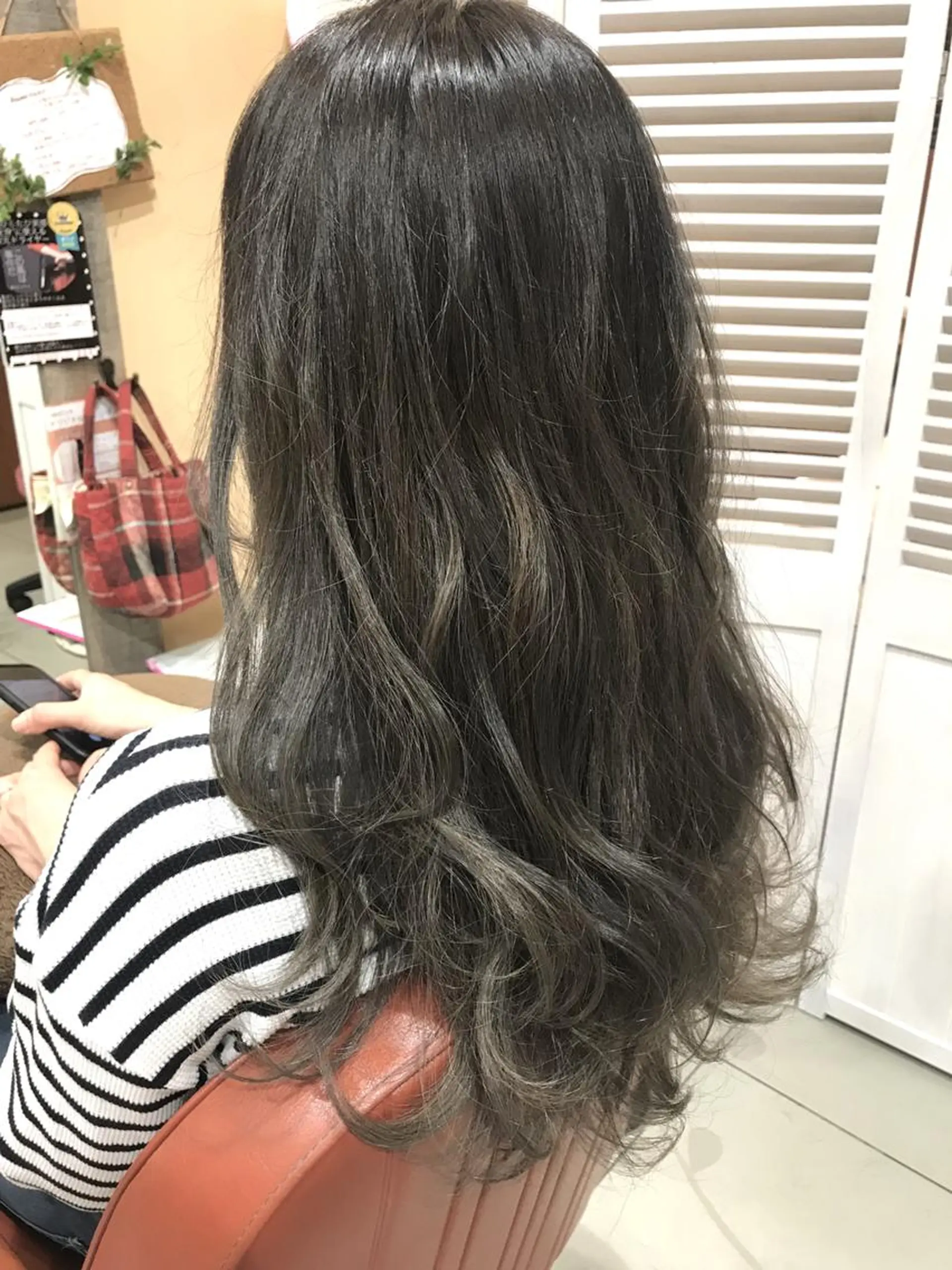 ミディアム カラー パーマ ヘアアレンジ 結婚式・ブライダル ミディアムパーマ ボブ くせ毛 外国人風カラー 増子 幹樹のヘアスタイル