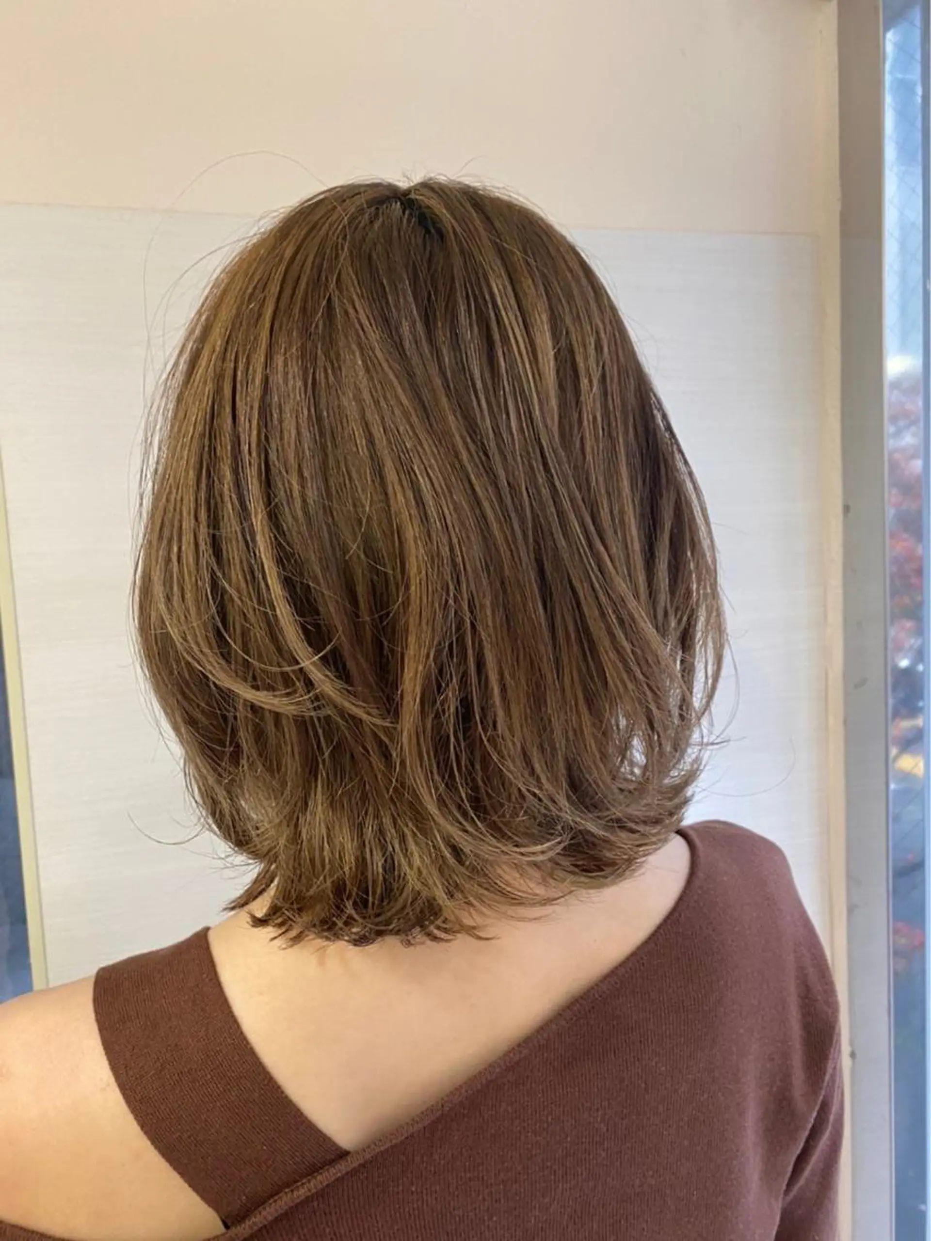 ミディアム カット ヘアカラー トリートメント ✨あなたのお悩み解消 美容師✨TOMOKAのヘアスタイル