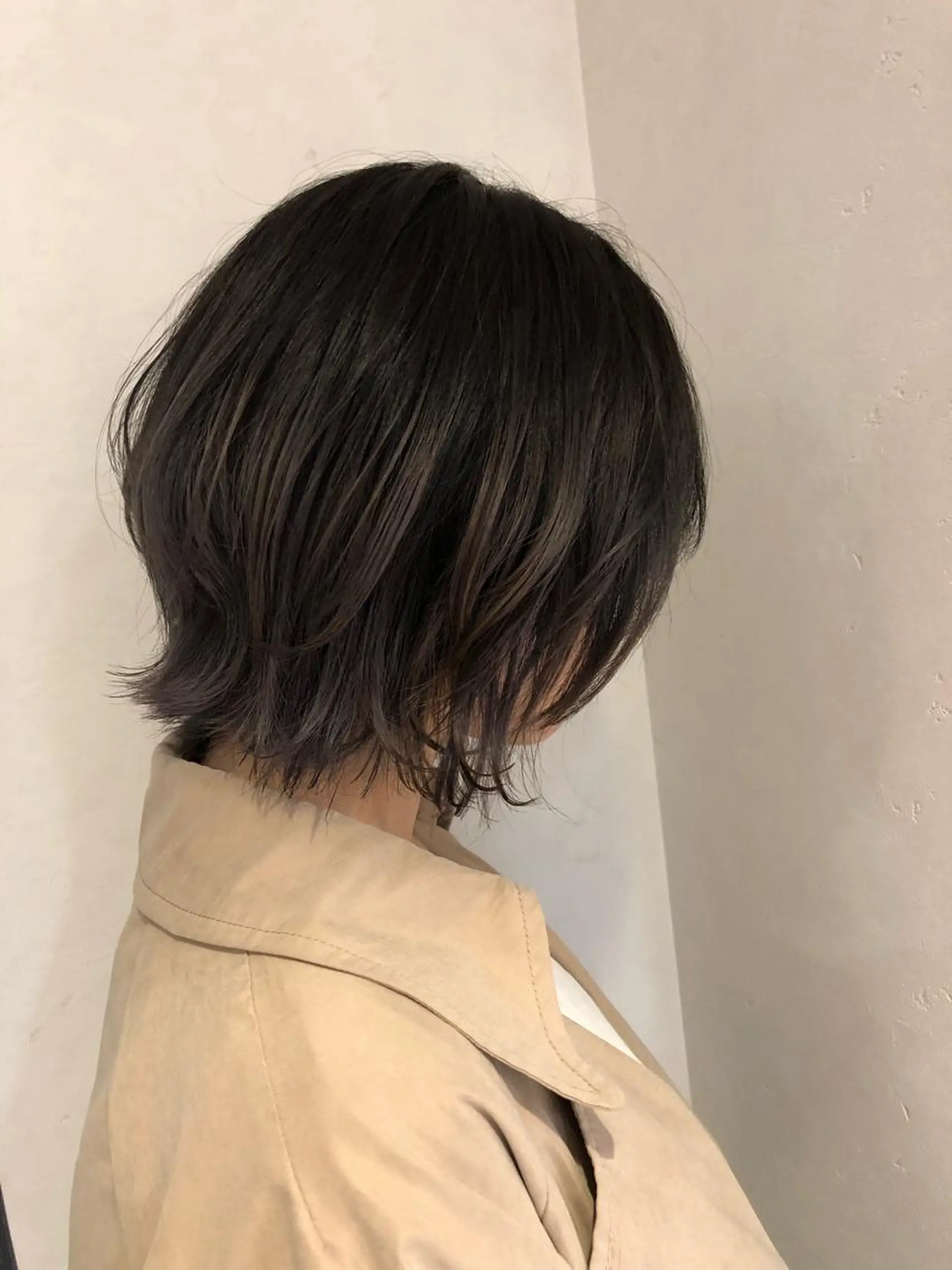 ミディアム カラー bococa りんのヘアスタイル
