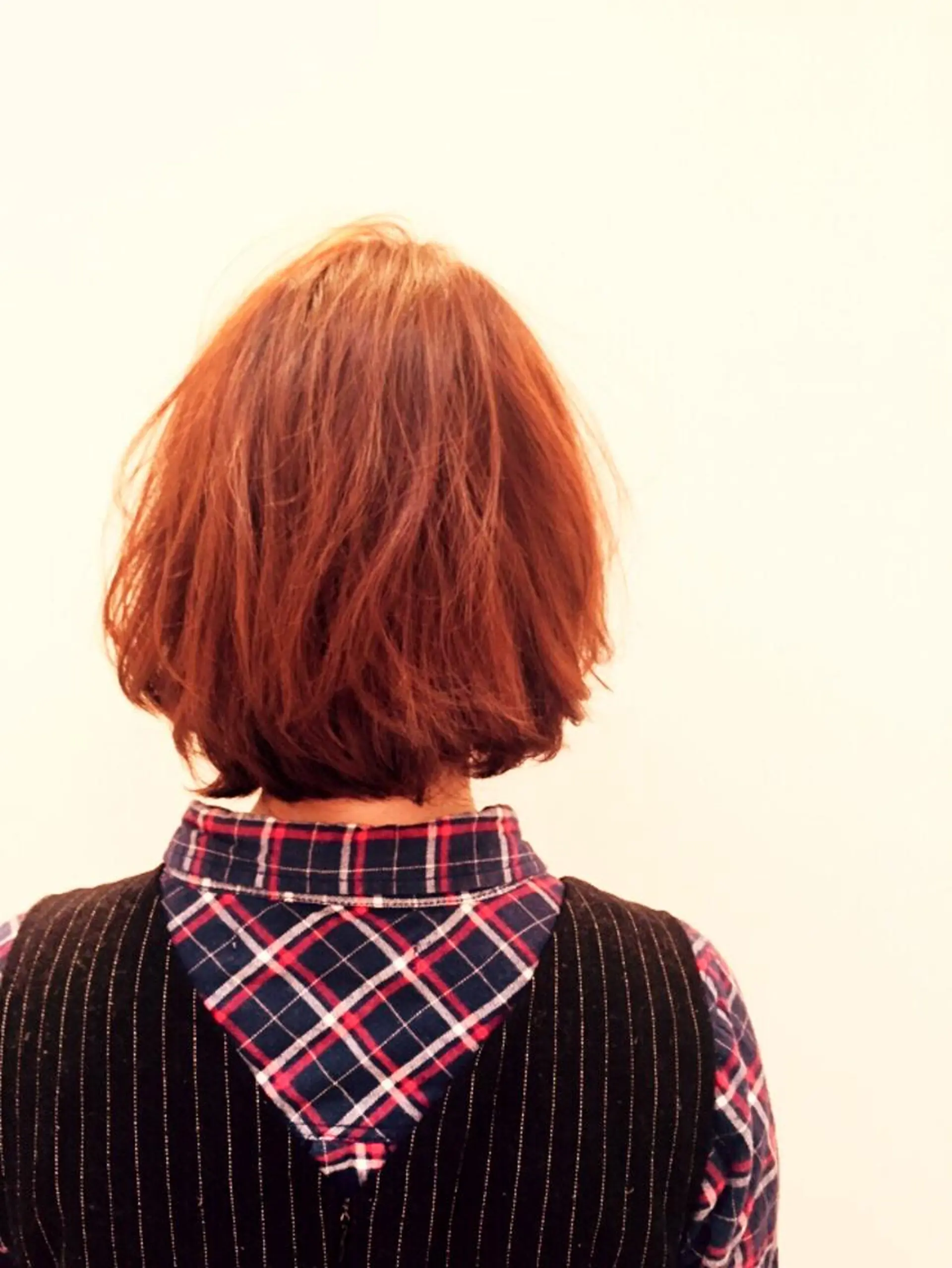 ショート カラー パーマ シールエクステ⭐️ オオミタクヤのヘアスタイル