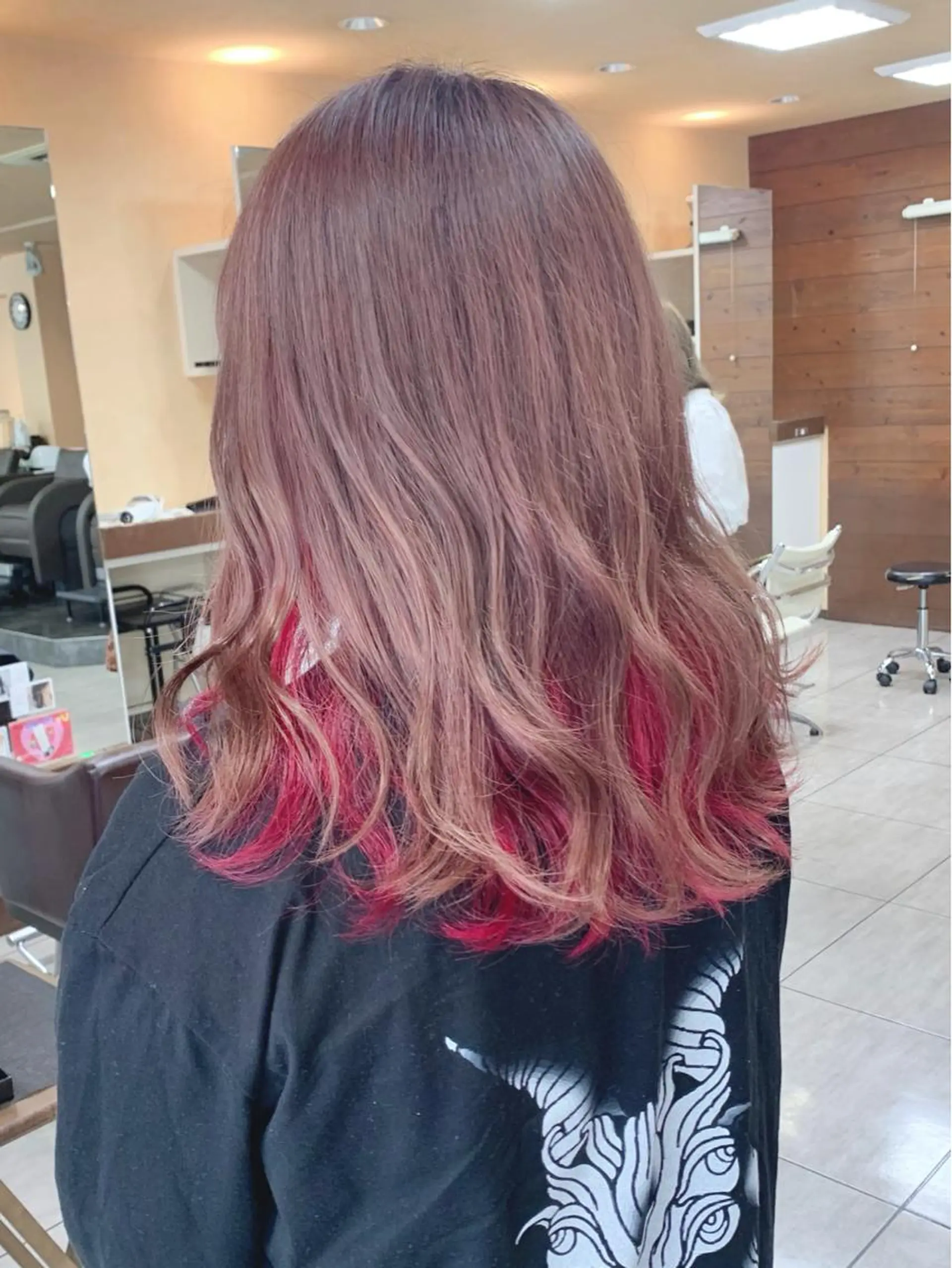 セミロング カット ヘアカラー トリートメント 🫧艶髪カラー🫧 森本くるみのヘアスタイル