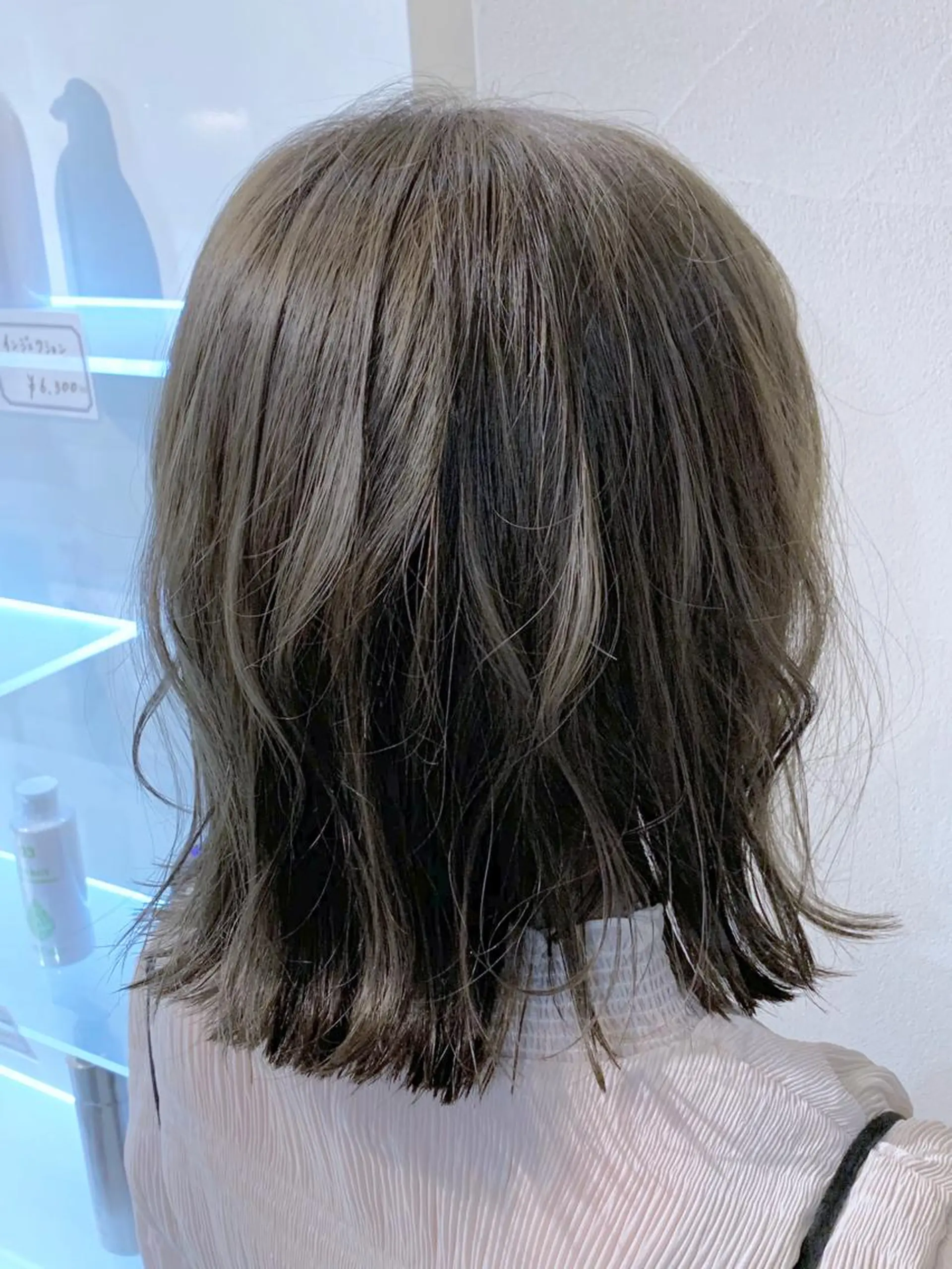 ミディアム 切りっぱなしボブ ボブ 外ハネヘア 森田 健介のヘアスタイル