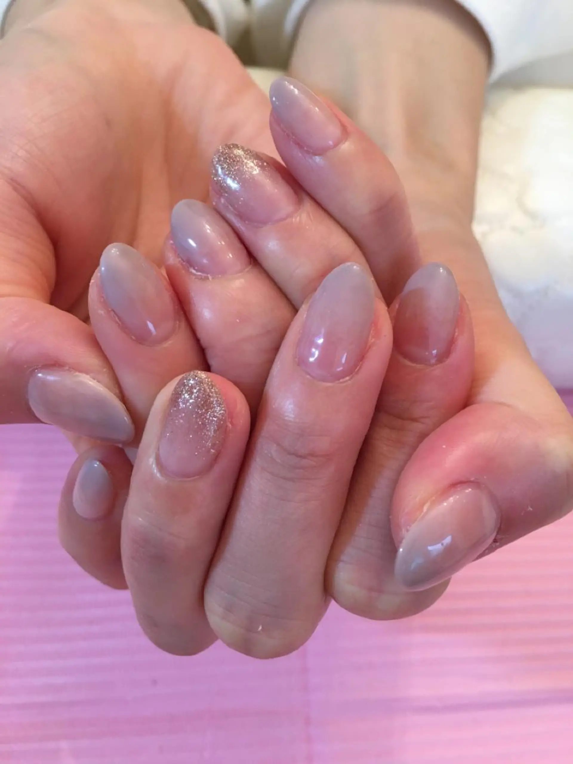 ネイル ラメ(グリッター) ネイルサロン ショコラのネイルデザイン