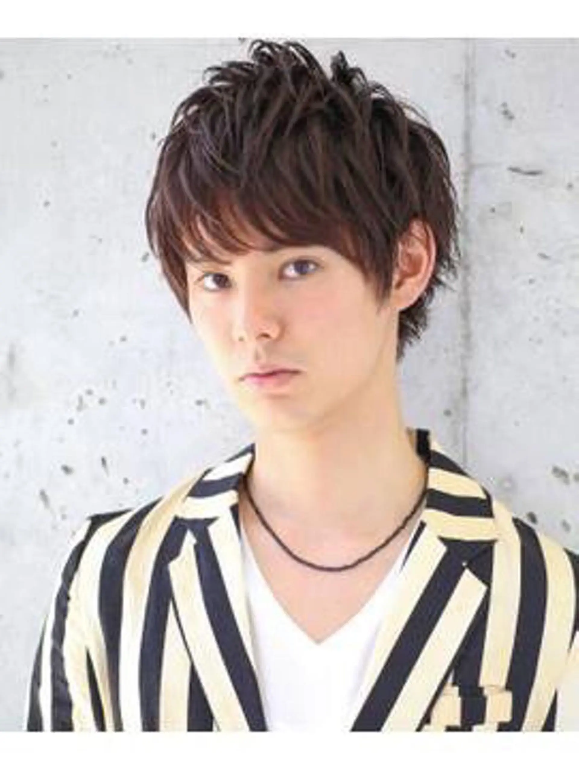 ショート ミディアム カラー パーマ メンズ Soleria /ソレリア所属・メンズカットのプロ 田中慎一のヘアスタイル