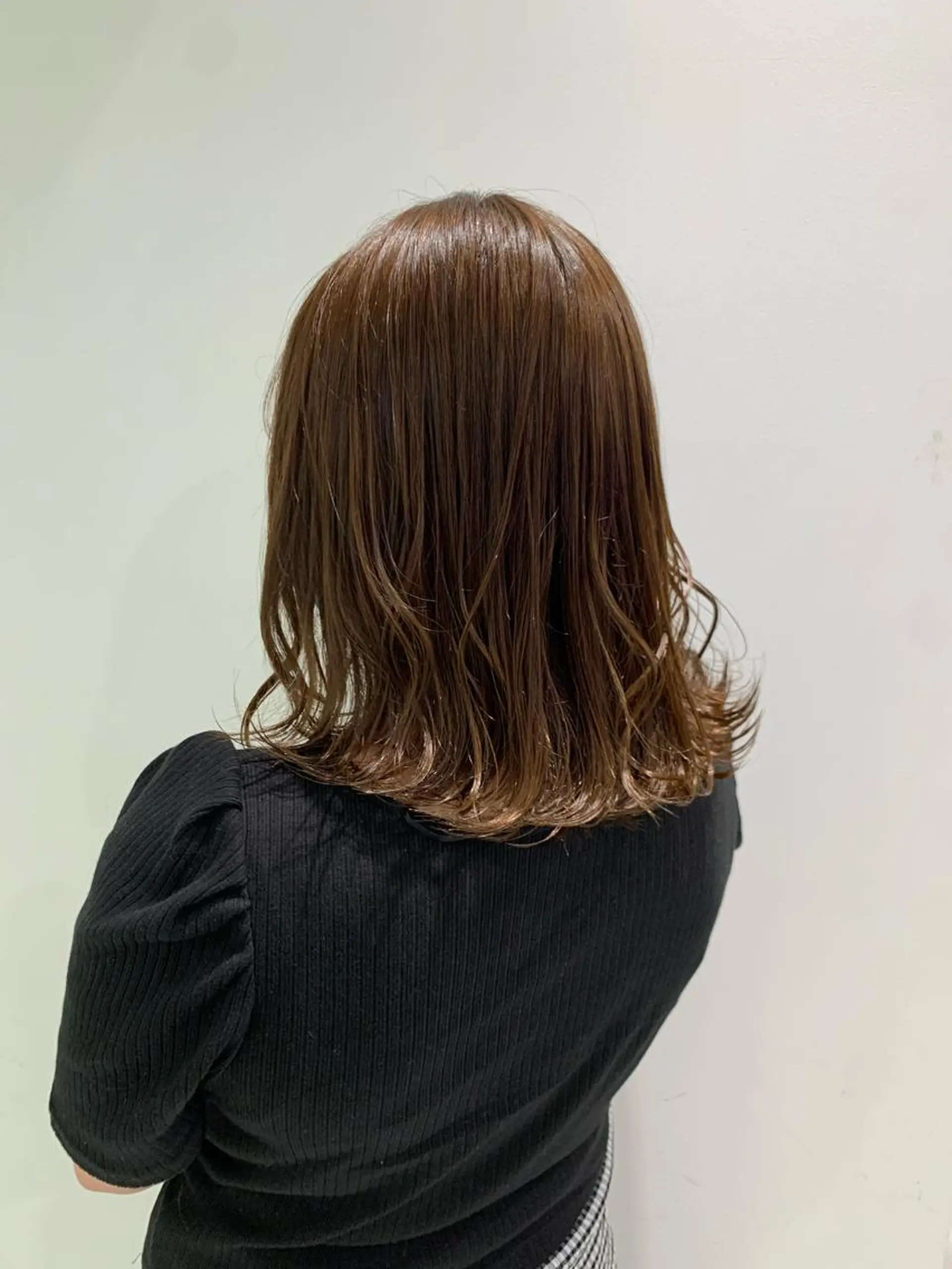 ミディアム ヘアカラー トリートメント ヘッドスパ ヘアセット I S所属・🌿透明感カラー‪ 縮毛矯正✨かずきのヘアスタイル