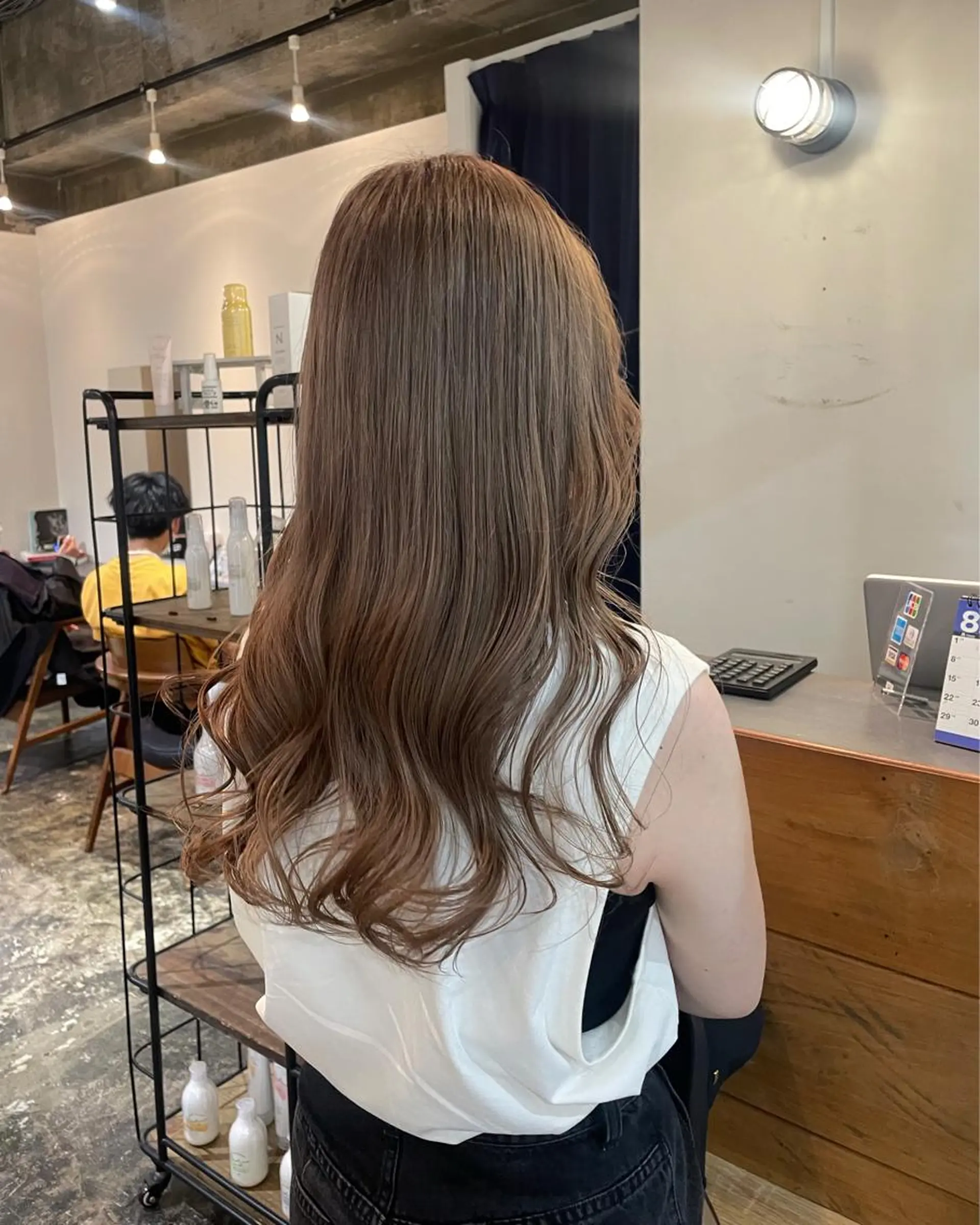 ロング カラー yohaku misakiのヘアスタイル