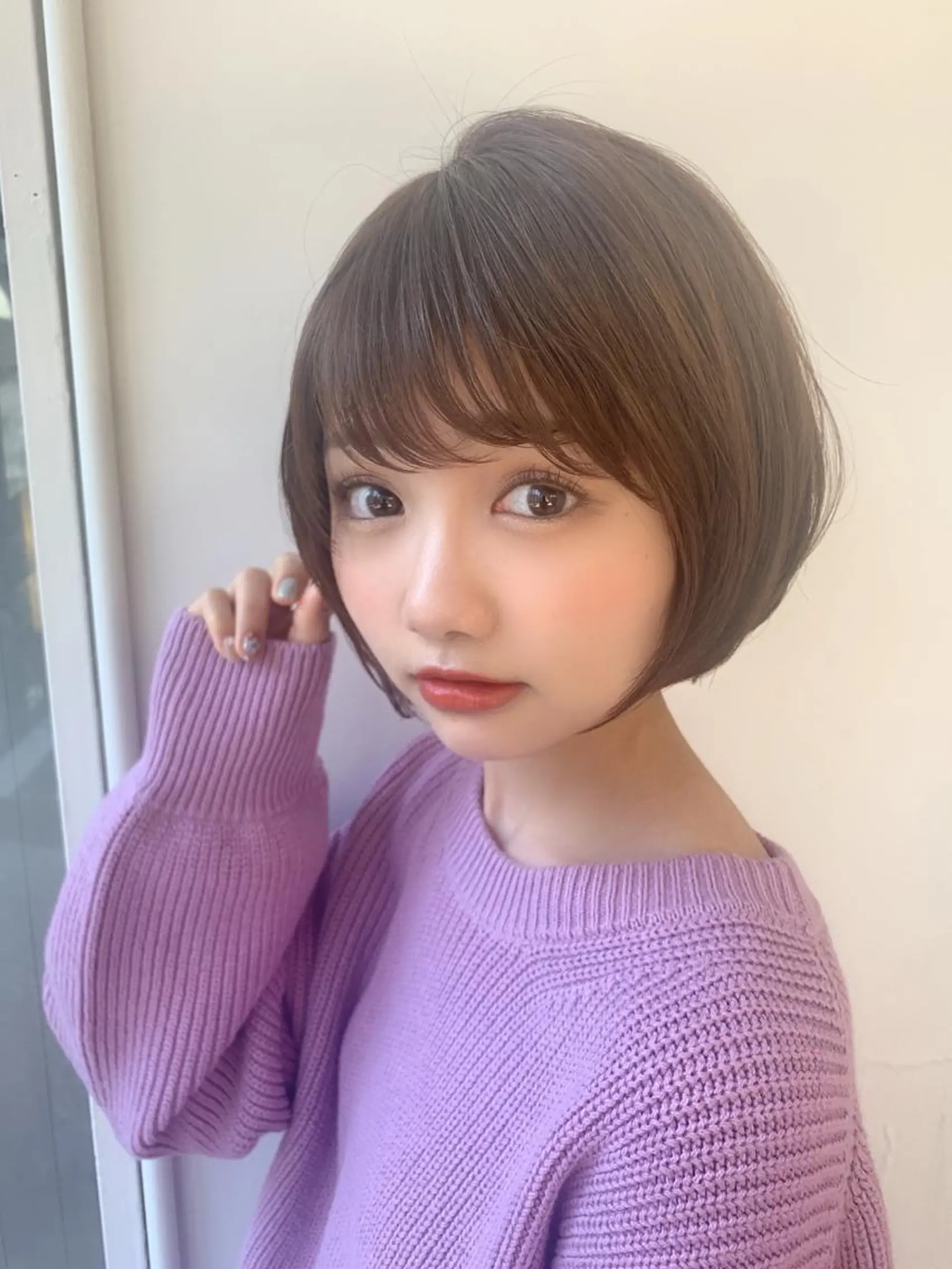 ショート ショートボブ ボブ ショートヘア カット ヘアカラー chama レイヤーカットのヘアスタイル