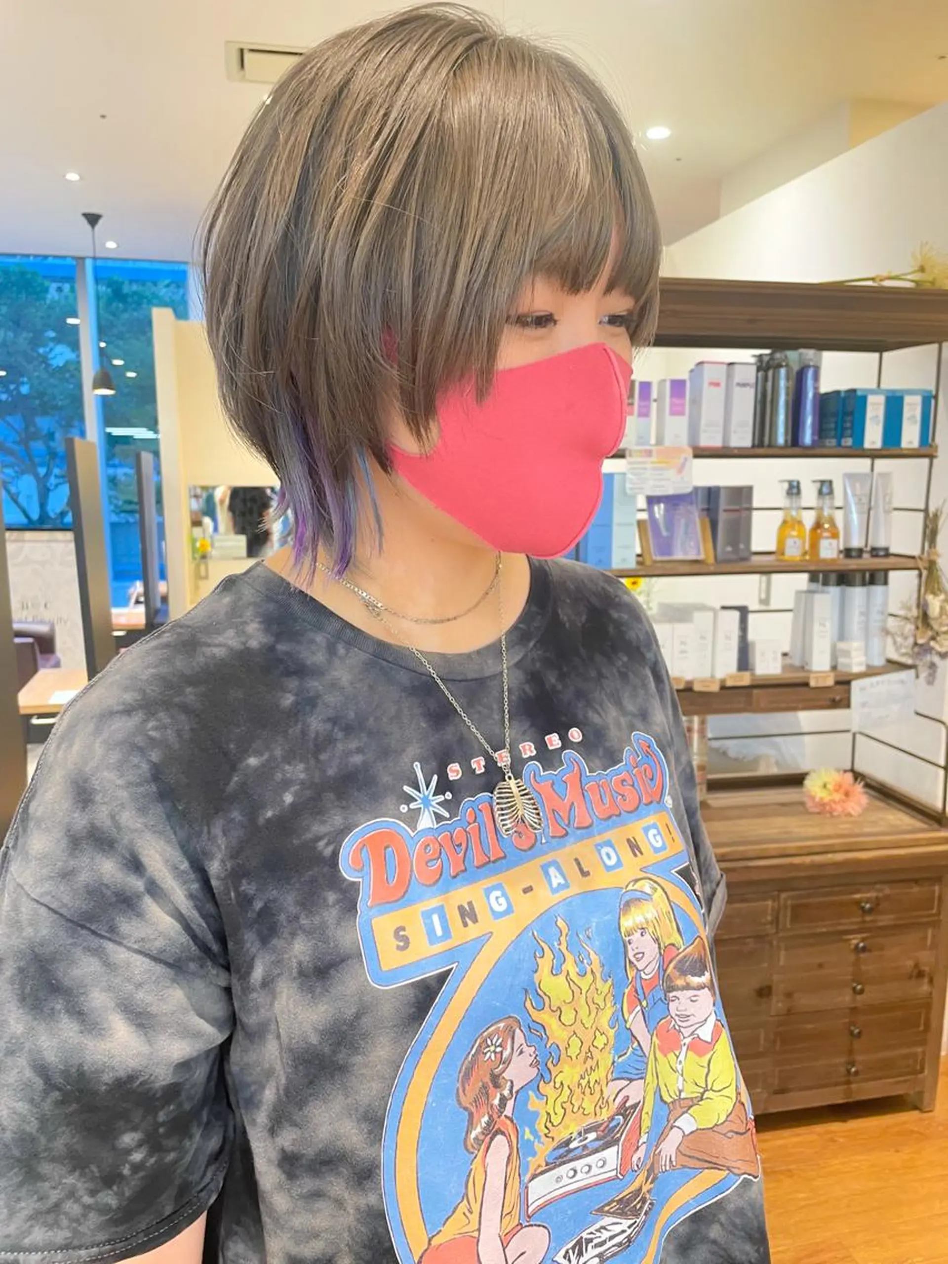 ショート ウルフカット カット 髪質改善/ブリーチ 田代 龍我のヘアスタイル