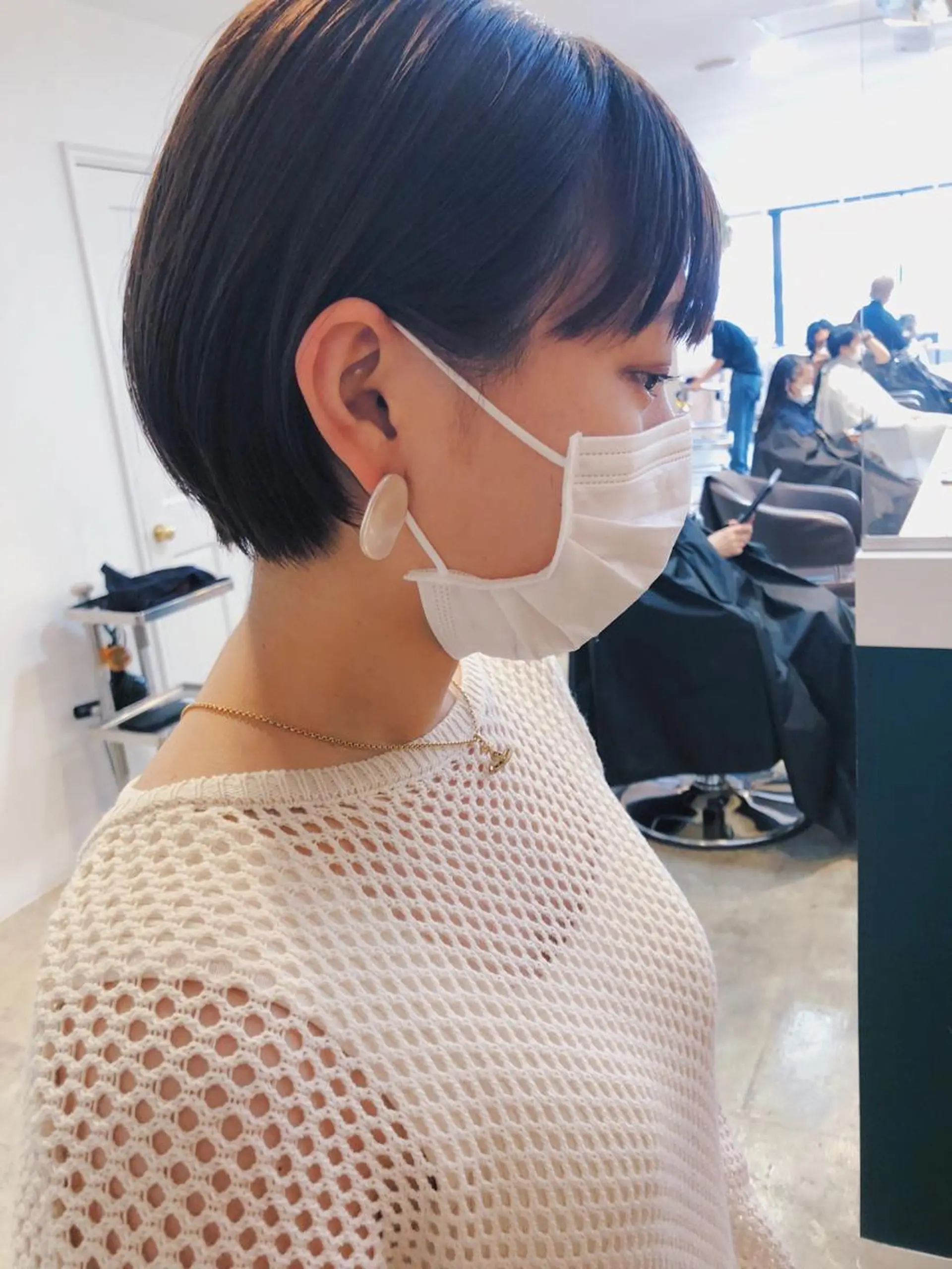 ショート カット ウルフ、ボブ美容師 今井のヘアスタイル