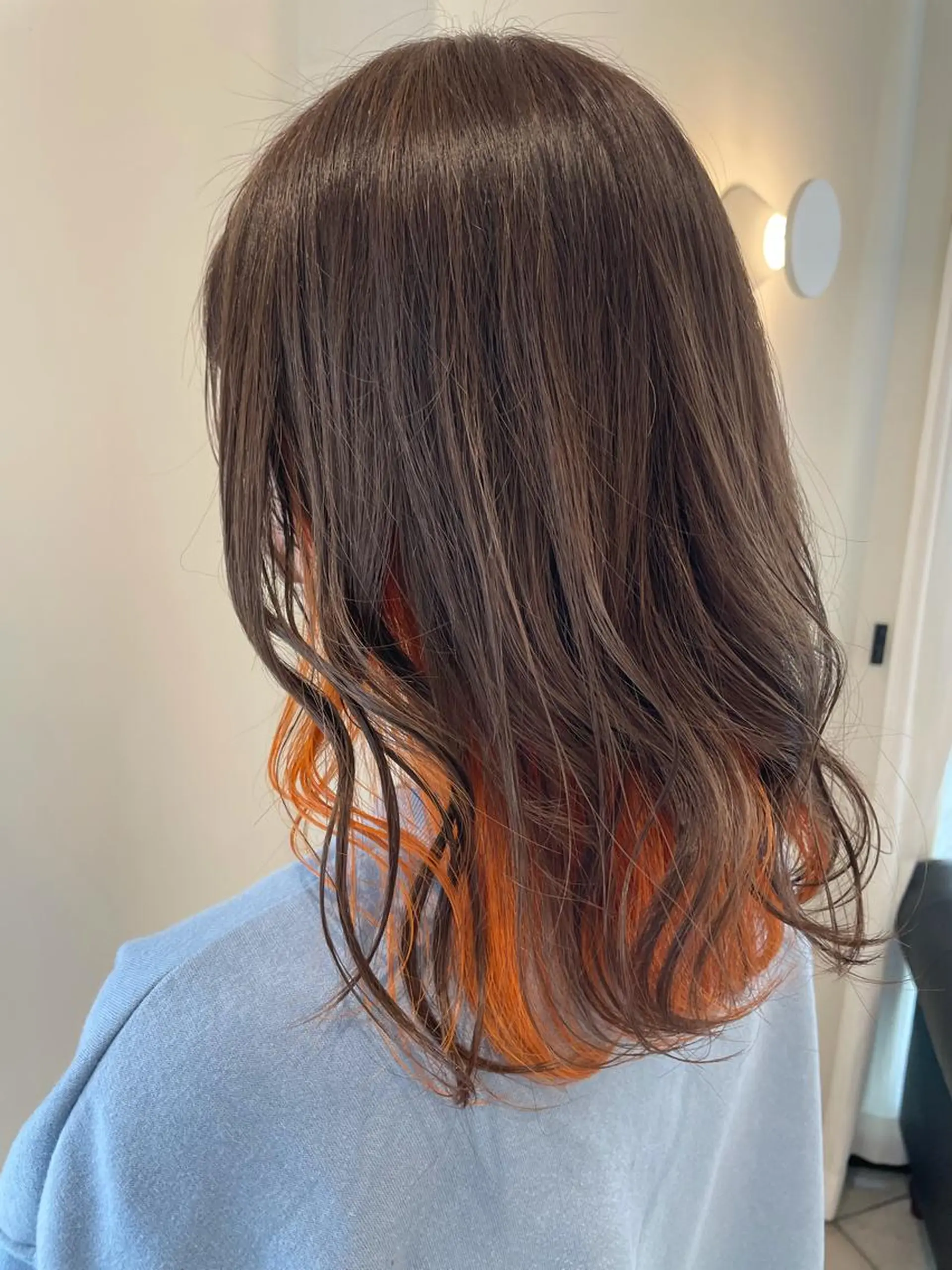 セミロング アッシュ トリートメント 韓国風ヘア♡ runaのヘアスタイル