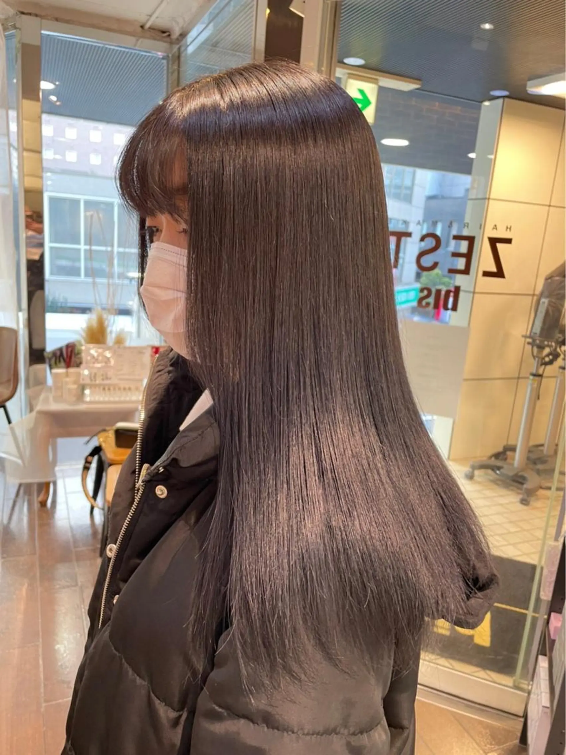 セミロング カラー ブリーチ ブラウンカラー ブリーチなしカラー 髪質改善 トリートメント メンズ/艶髪/カラー サクラ🌸のヘアスタイル