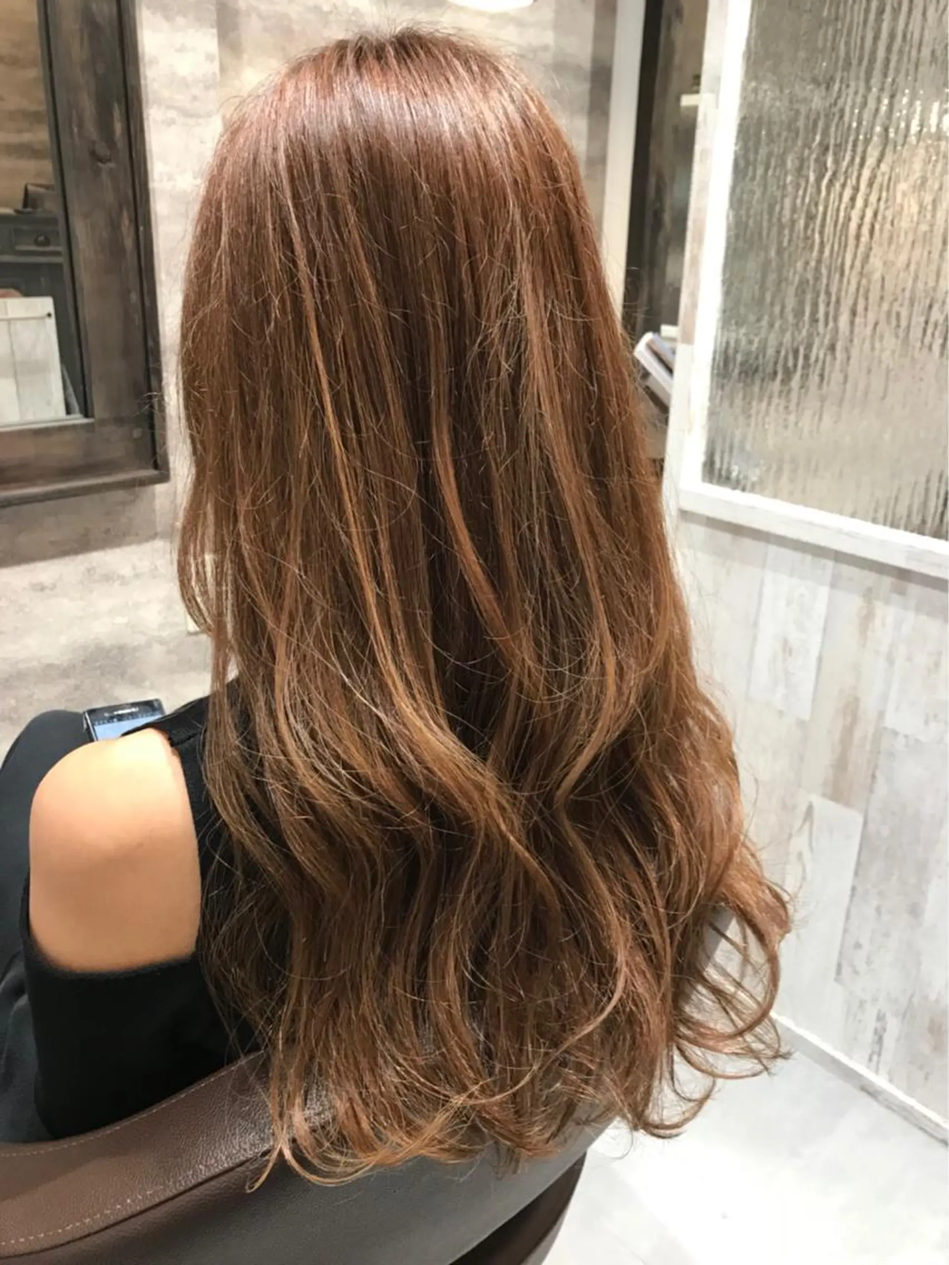 ロング カラー ベージュカラー ハイトーンカラー ハイトーンベージュ 💈Blanco💈 カラー&ケア🌈のヘアスタイル