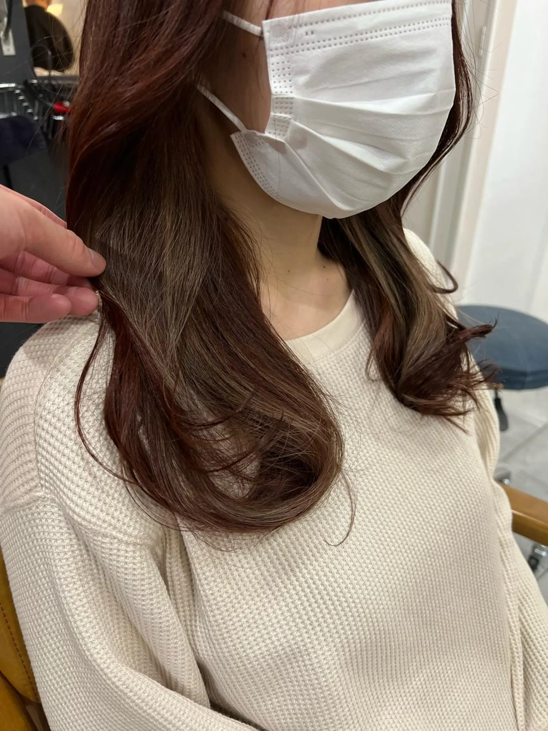 ロング SHIAN立川 及川望のヘアスタイル