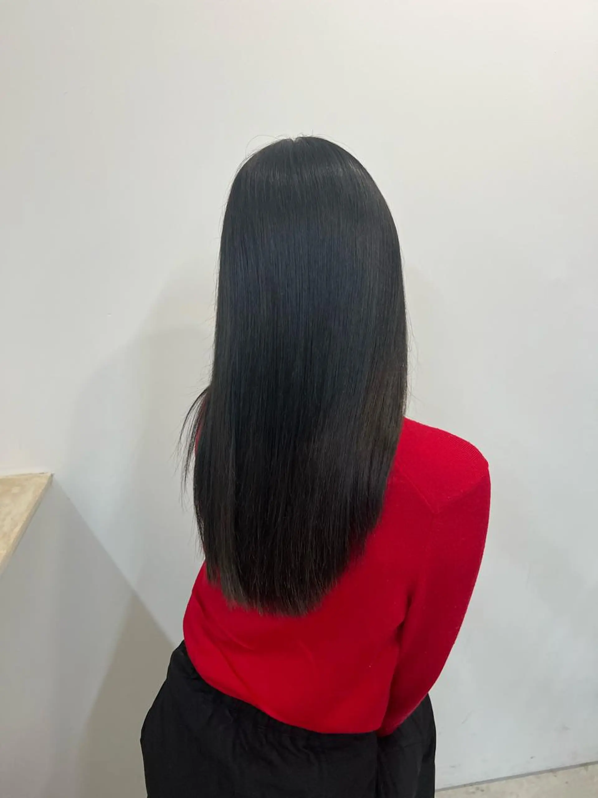 ロング 髪質改善 トリートメント 韓国風レイヤーカット グレージュ/大希のヘアスタイル