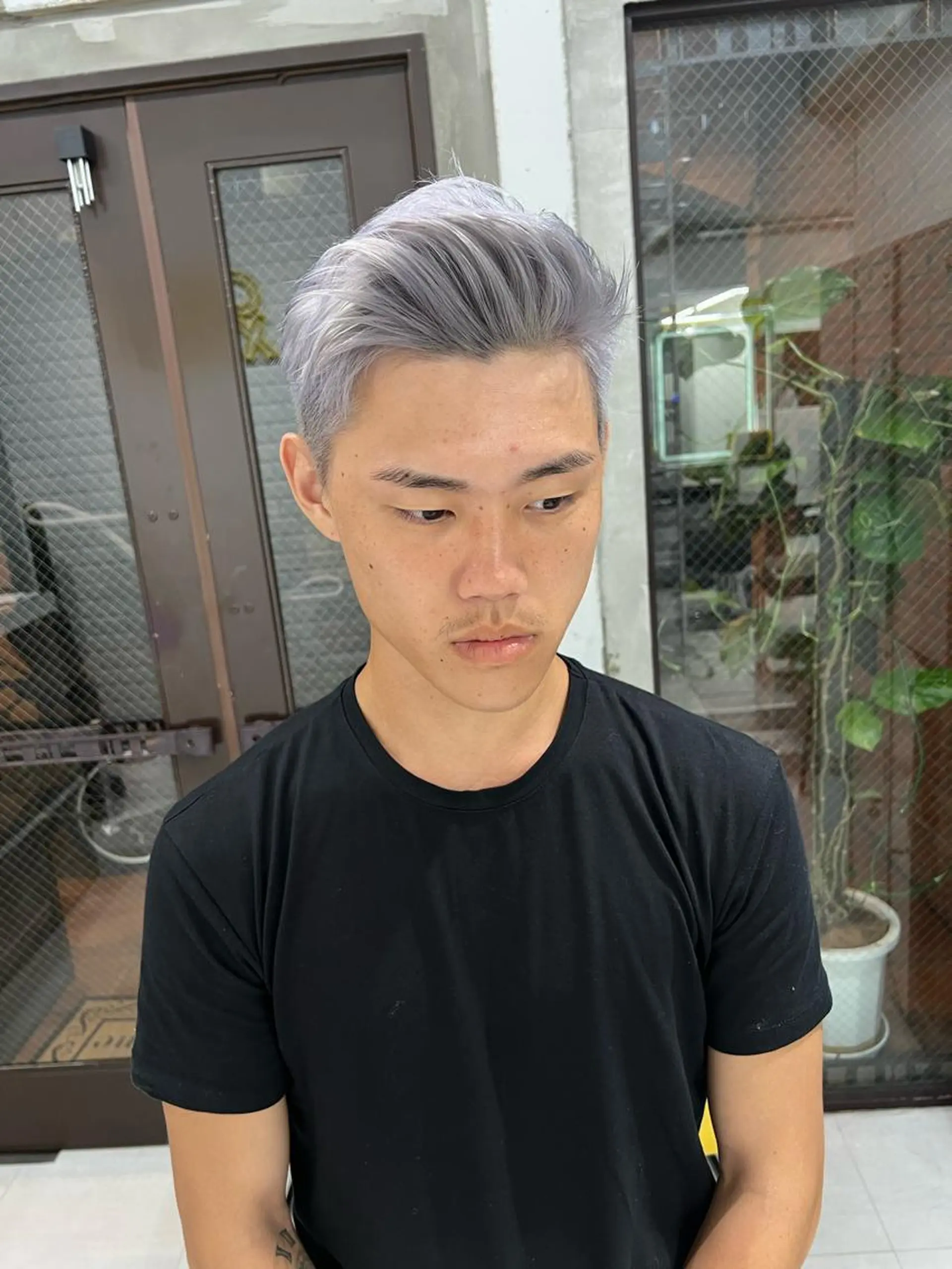 カラー メンズ ヘアカラー ヘアセット onyx所属・表参道/ハイライト・ バレイヤージュのヘアスタイル