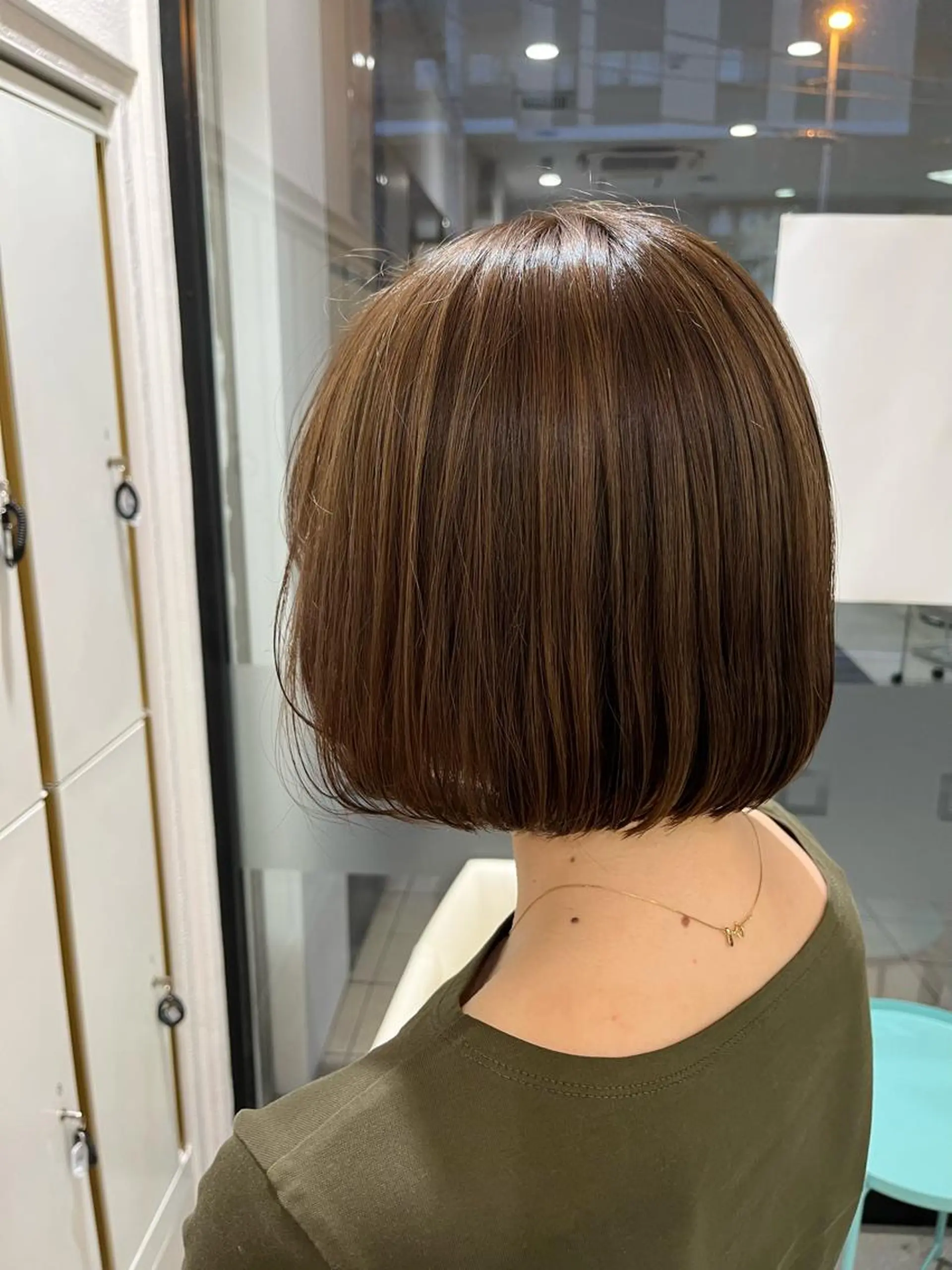 ミディアム カット ヘアカラー バレイヤージュ/ヘア アレンジ/shionのヘアスタイル