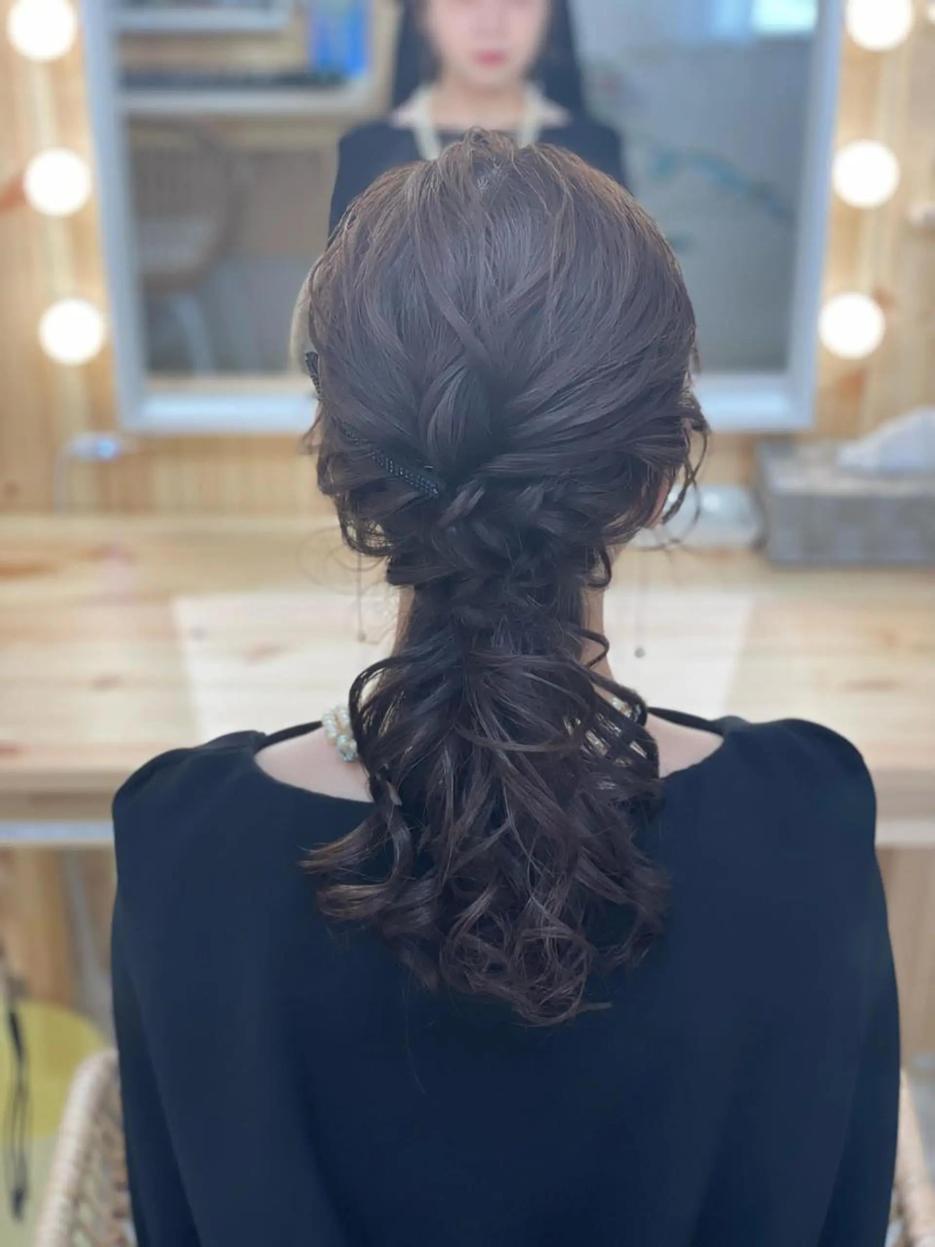 ヘアアレンジ ヘアセット 鷲見 望のヘアスタイル