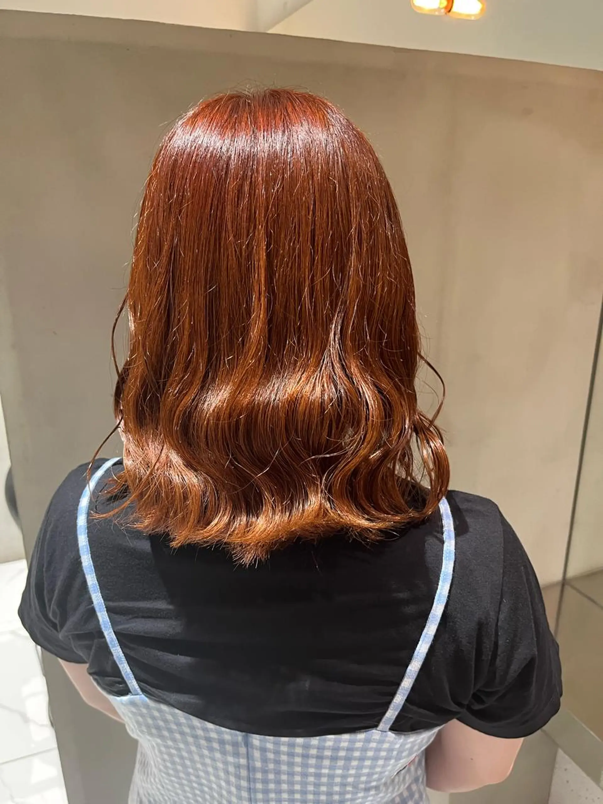 ミディアム カラー 🍊暖色カラー🍊 sakuraのヘアスタイル
