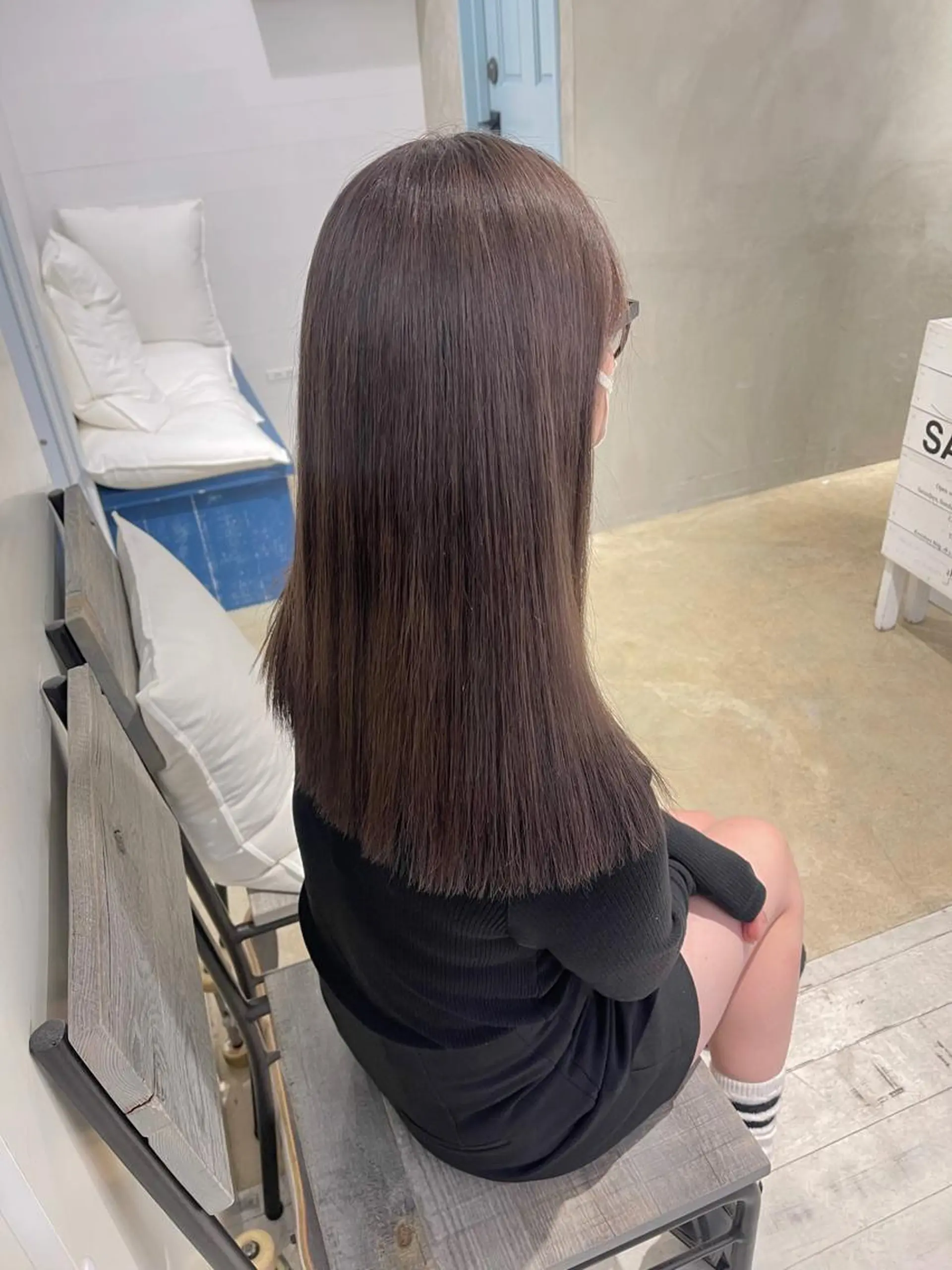 ロング ボブ・韓国ヘア特化 美容師💕織茂ひかりのヘアスタイル