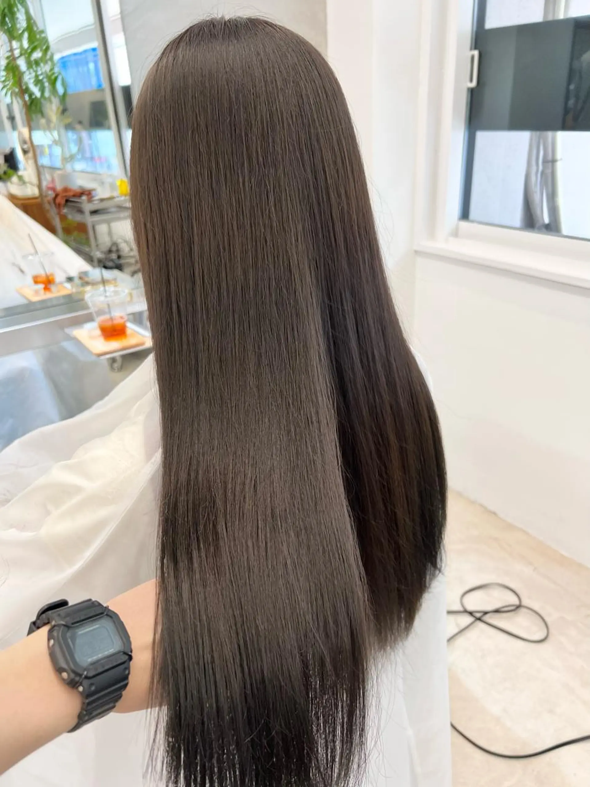 ロング カラー カット ヘアカラー トリートメント 樫原裕二 /柔らかいカラーのヘアスタイル