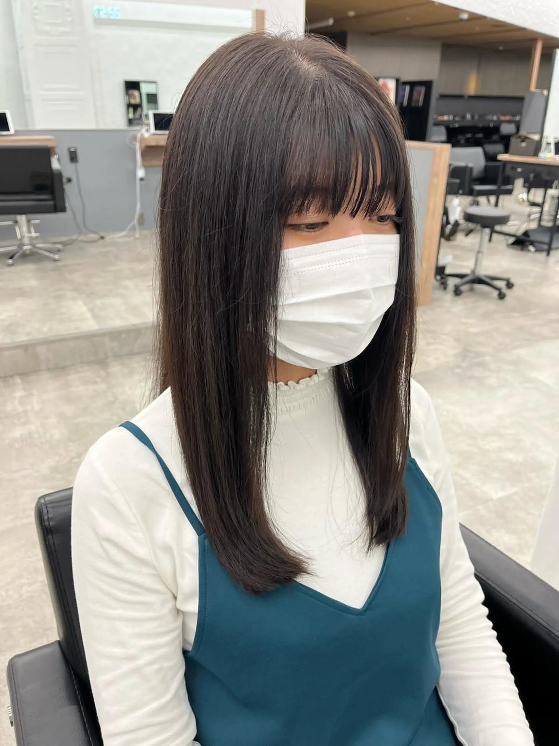 ロング カラー 透明感カラー グレージュ カット ヘアカラー トリートメント 🌱ボブ/レイヤー/ ベージュ/あやみ✨のヘアスタイル