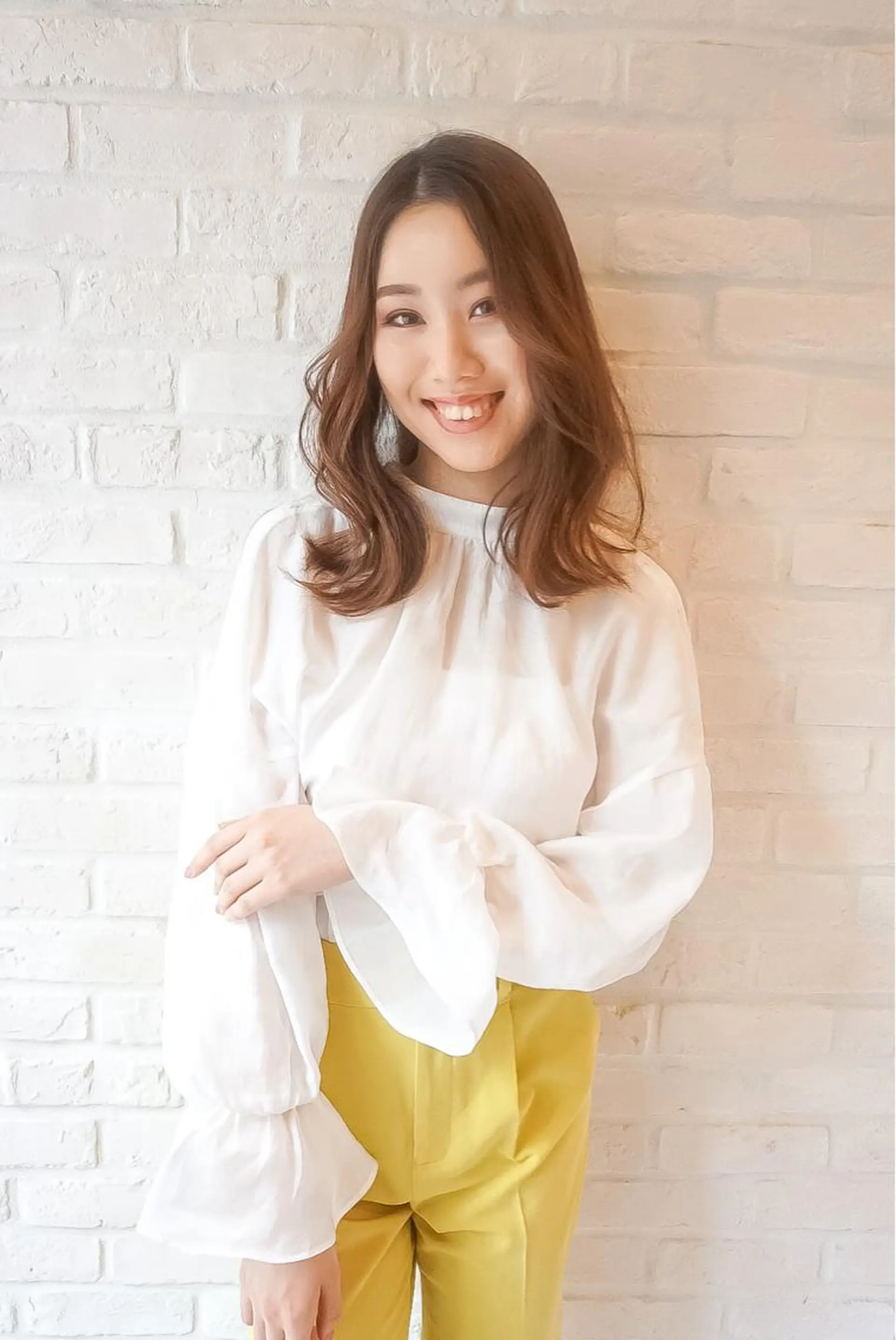 セミロング ヘアアレンジ 飯塚 沙衣のヘアスタイル