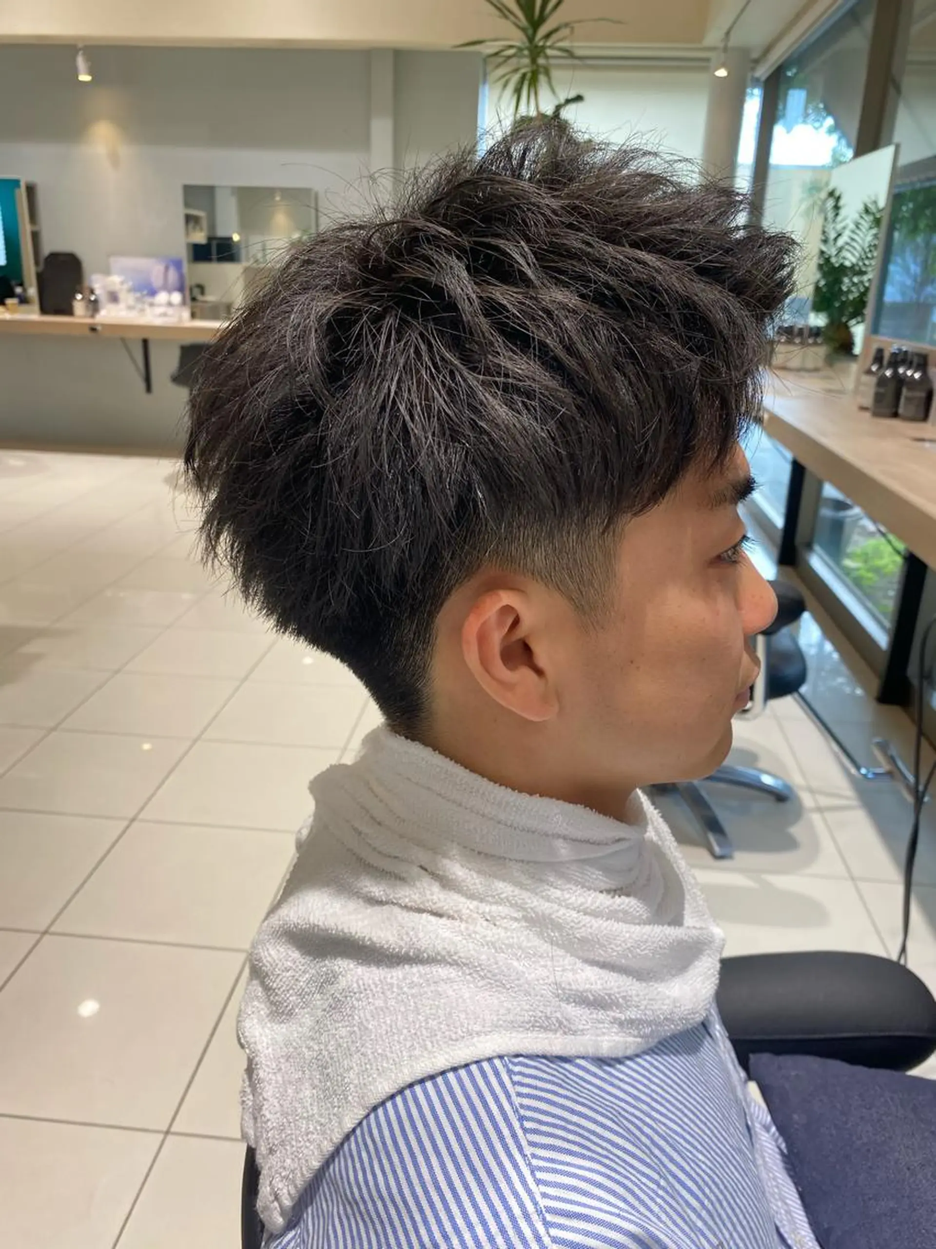 メンズ 刈り上げ カット 福光 悠のヘアスタイル