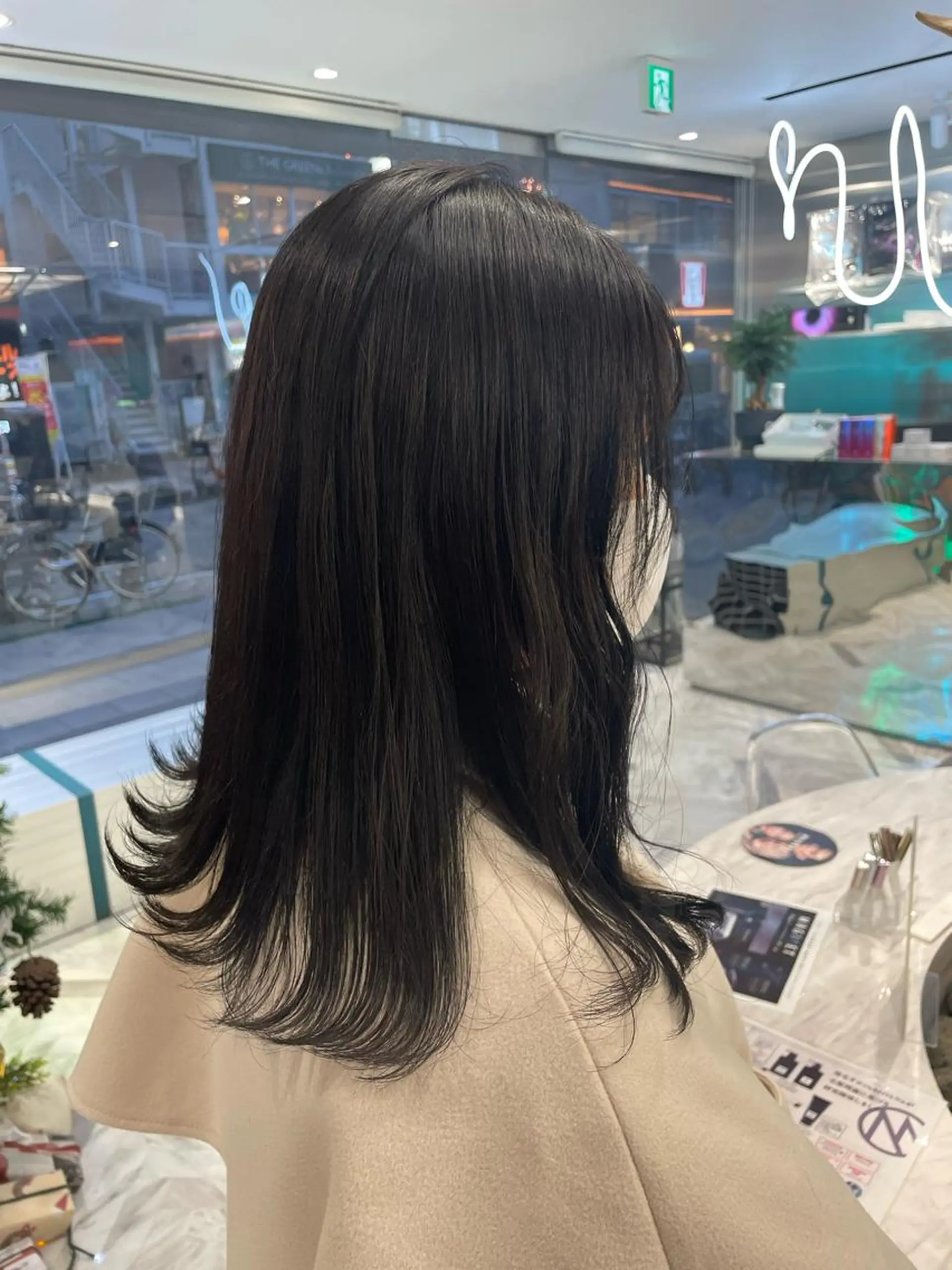 ミディアム カラー ヘアカラー 🧁はるひ/ ZEST八王子🟡のヘアスタイル