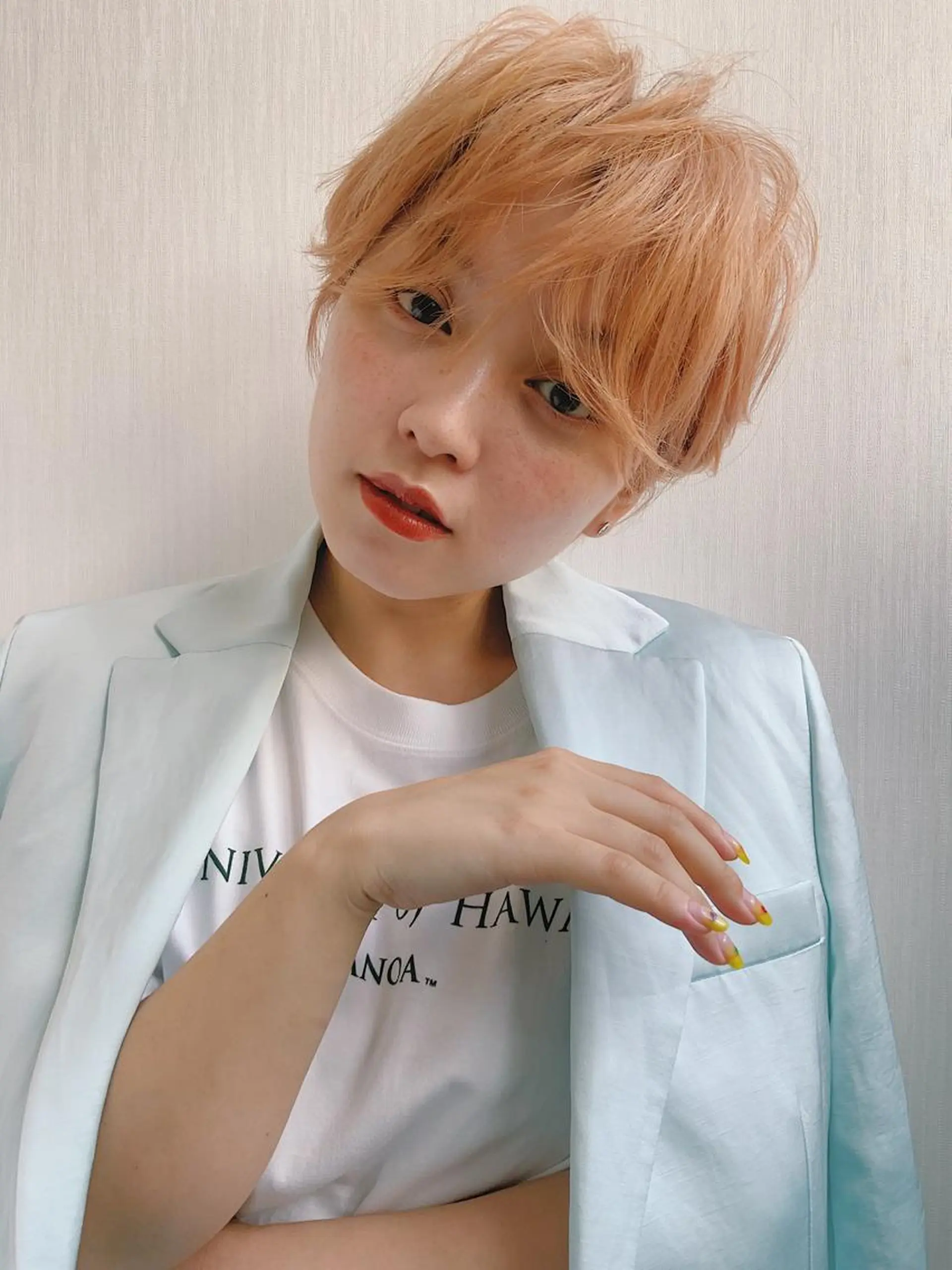 ショート カラー パーマ ヘアセット ‪🌿パーマ大好評 メンズヘア🌿ワタルのヘアスタイル