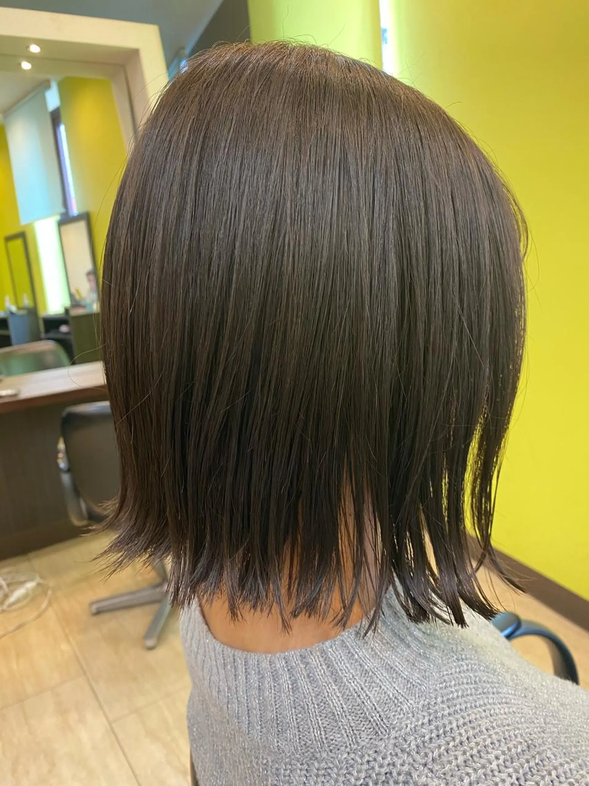 ショート 髪質改善 トリートメント カット 縮毛矯正 トリートメント wa daのヘアスタイル