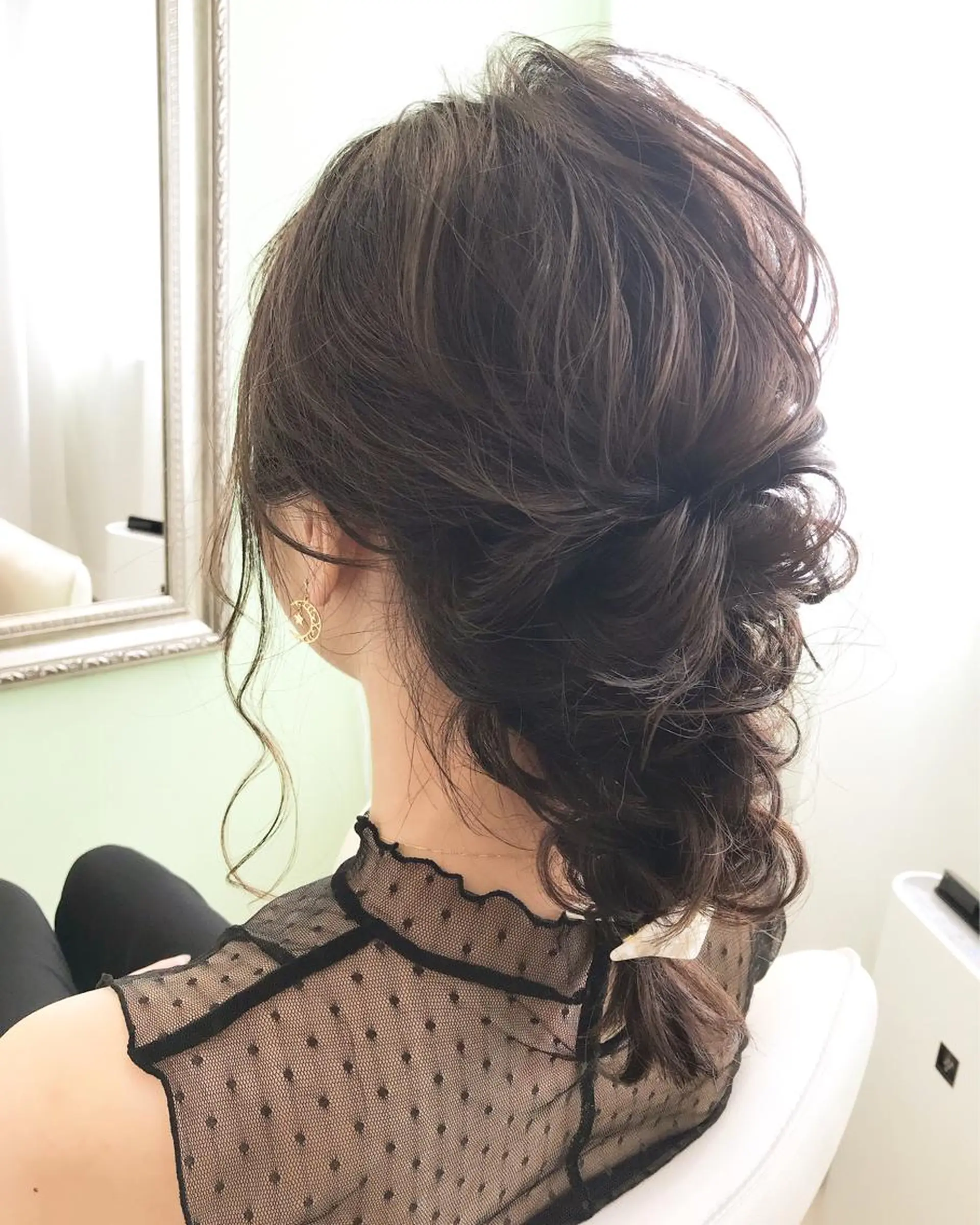 ヘアアレンジ 結婚式・ブライダル ALVAREZ BARBER SHOP所属・takebuchi harukaのヘアスタイル
