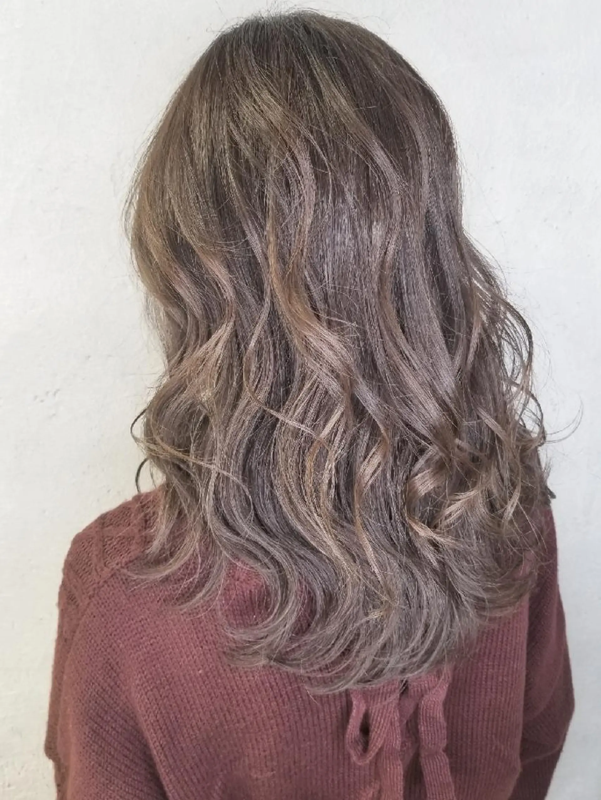 ロング ヘアアレンジ アッシュ アッシュブラウン アッシュグレー アッシュグレージュ ピンクラベンダー フルール所属・🌟透明感カラー 🌟SAITO🌟のヘアスタイル