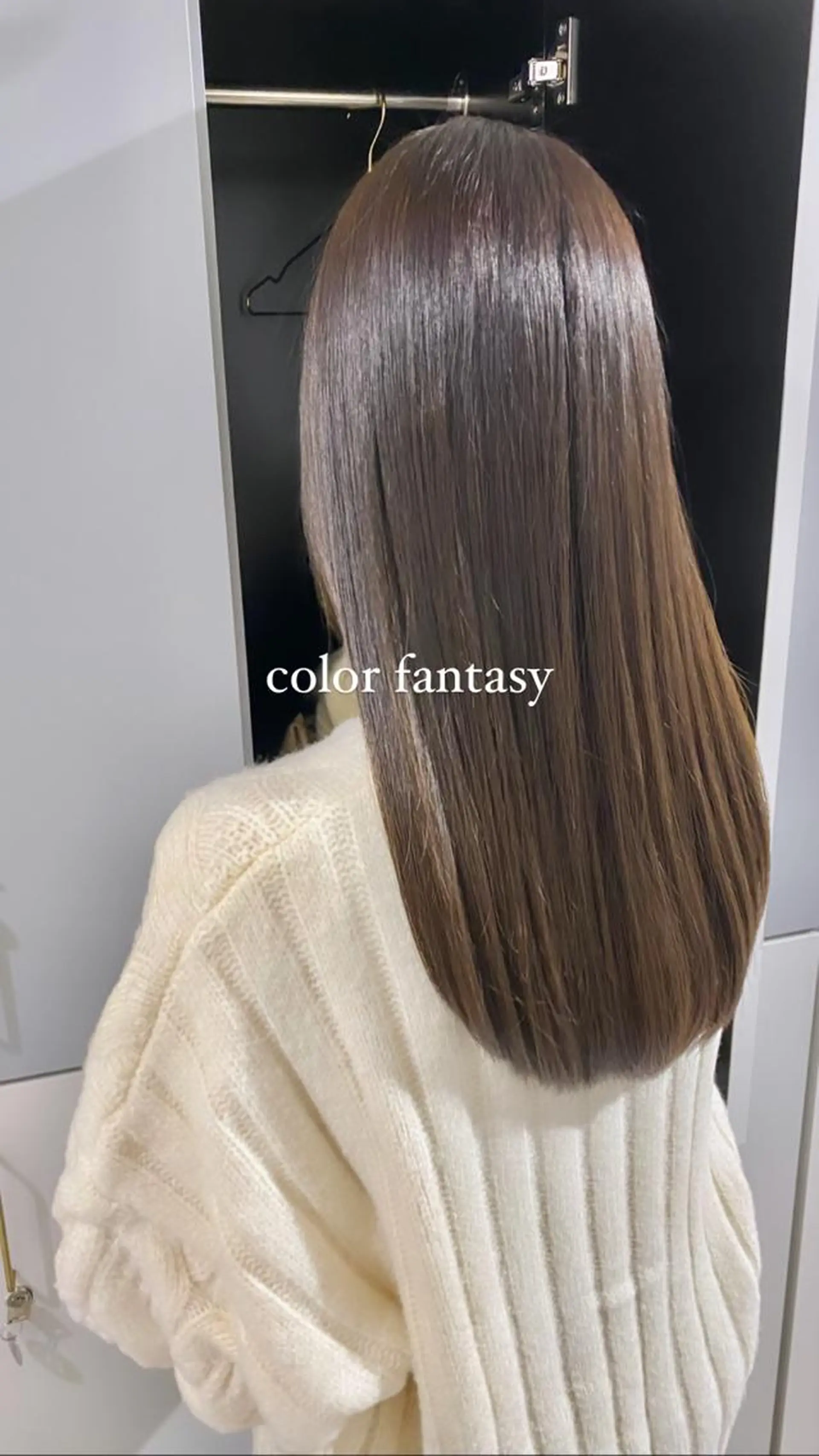 ロング ヘアカラー トリートメント LOVESTOIKE 堂本のヘアスタイル