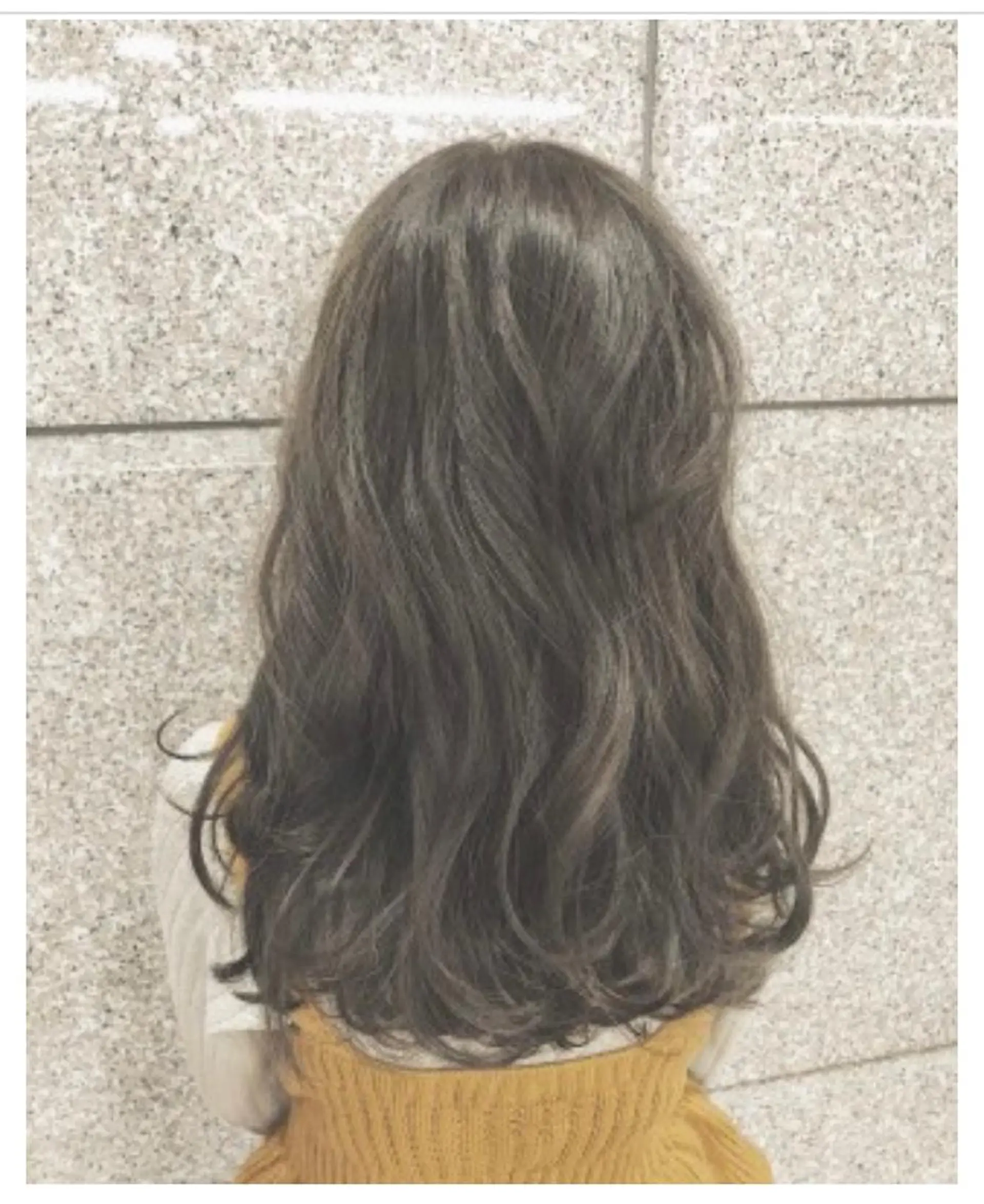 ロング カラー カット パーマ 奥谷 美代子のヘアスタイル