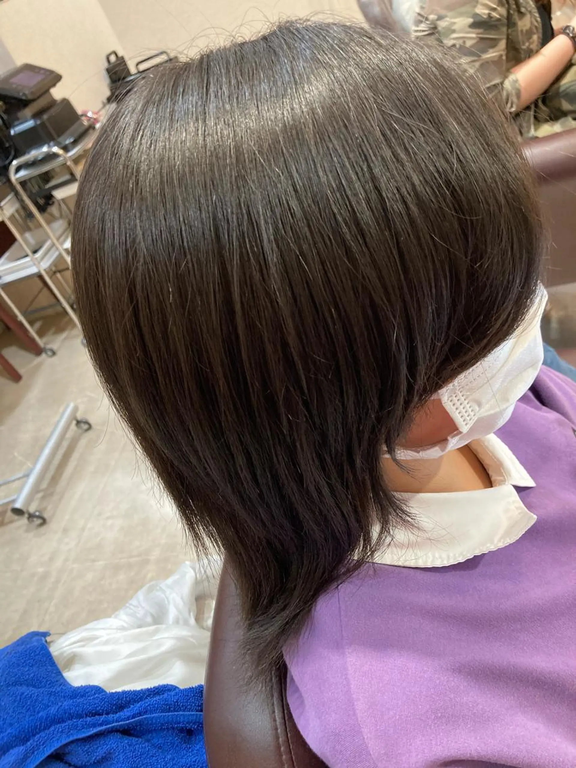 ミディアム 髪質改善/透明感 カラー/内藤有須加のヘアスタイル