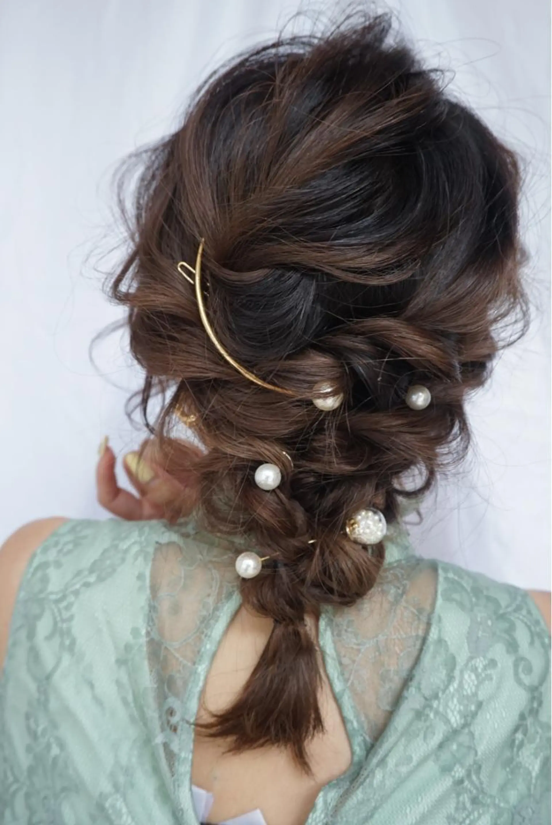 ミディアム ヘアアレンジ 飯塚 沙衣のヘアスタイル