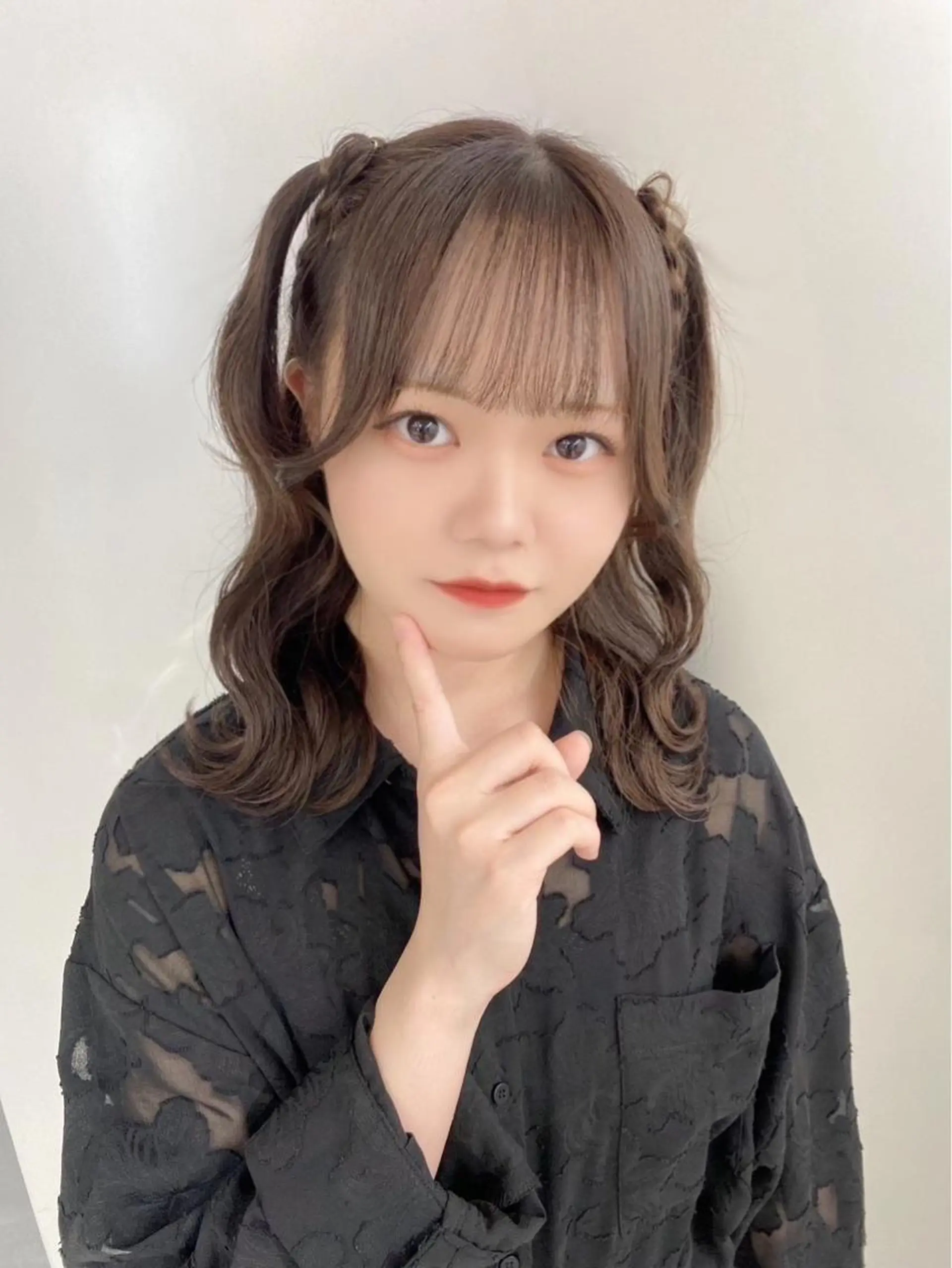 セミロング カラー ヘアアレンジ ヘアカラー ヘアセット ゆるふわ透明感カラー 🎀ほの/表参道のヘアスタイル