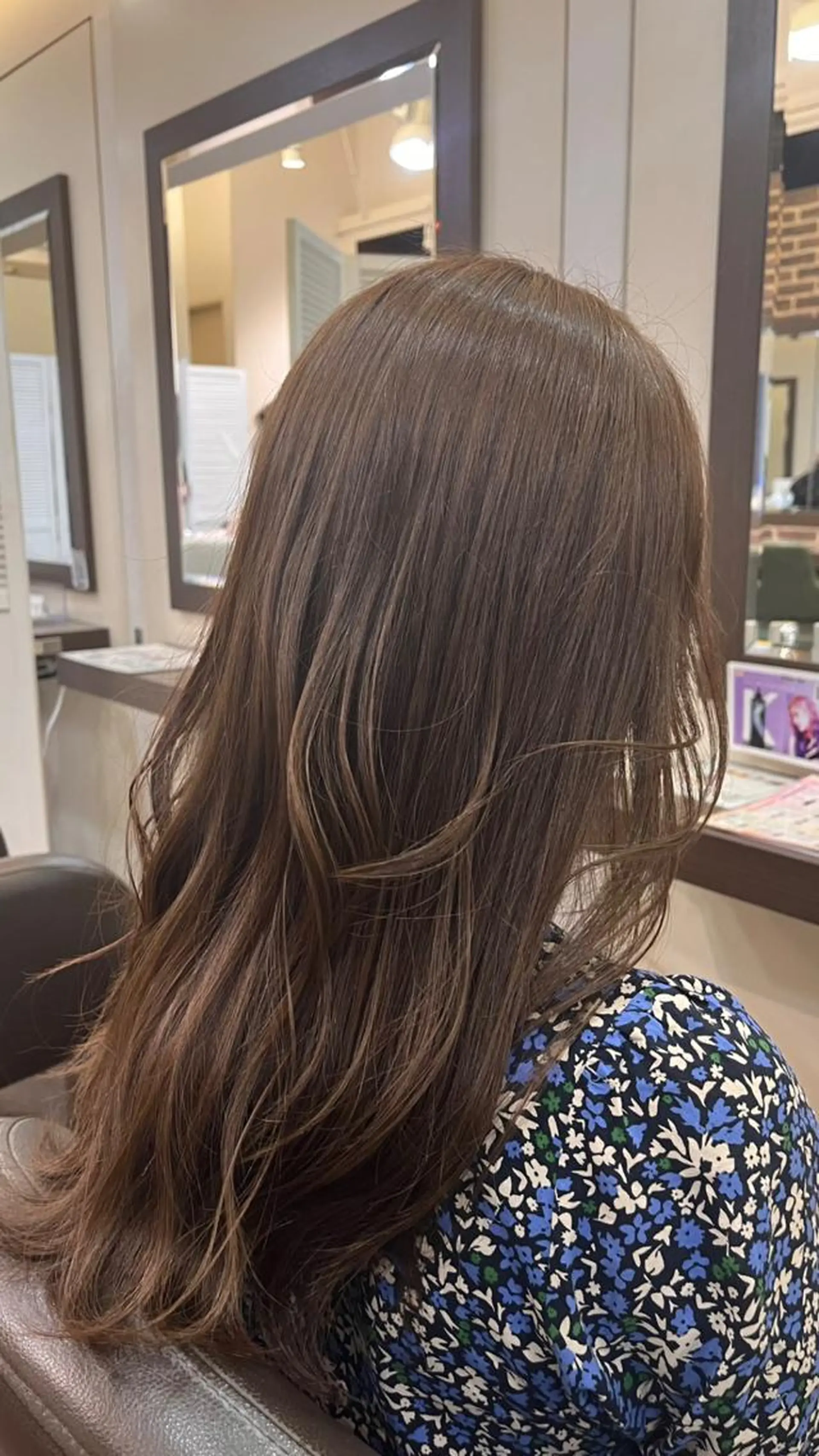 ロング カラー ハイトーンカラー 学生 ヘアカラー 酸性ストレート 🤍🎀honokaのヘアスタイル