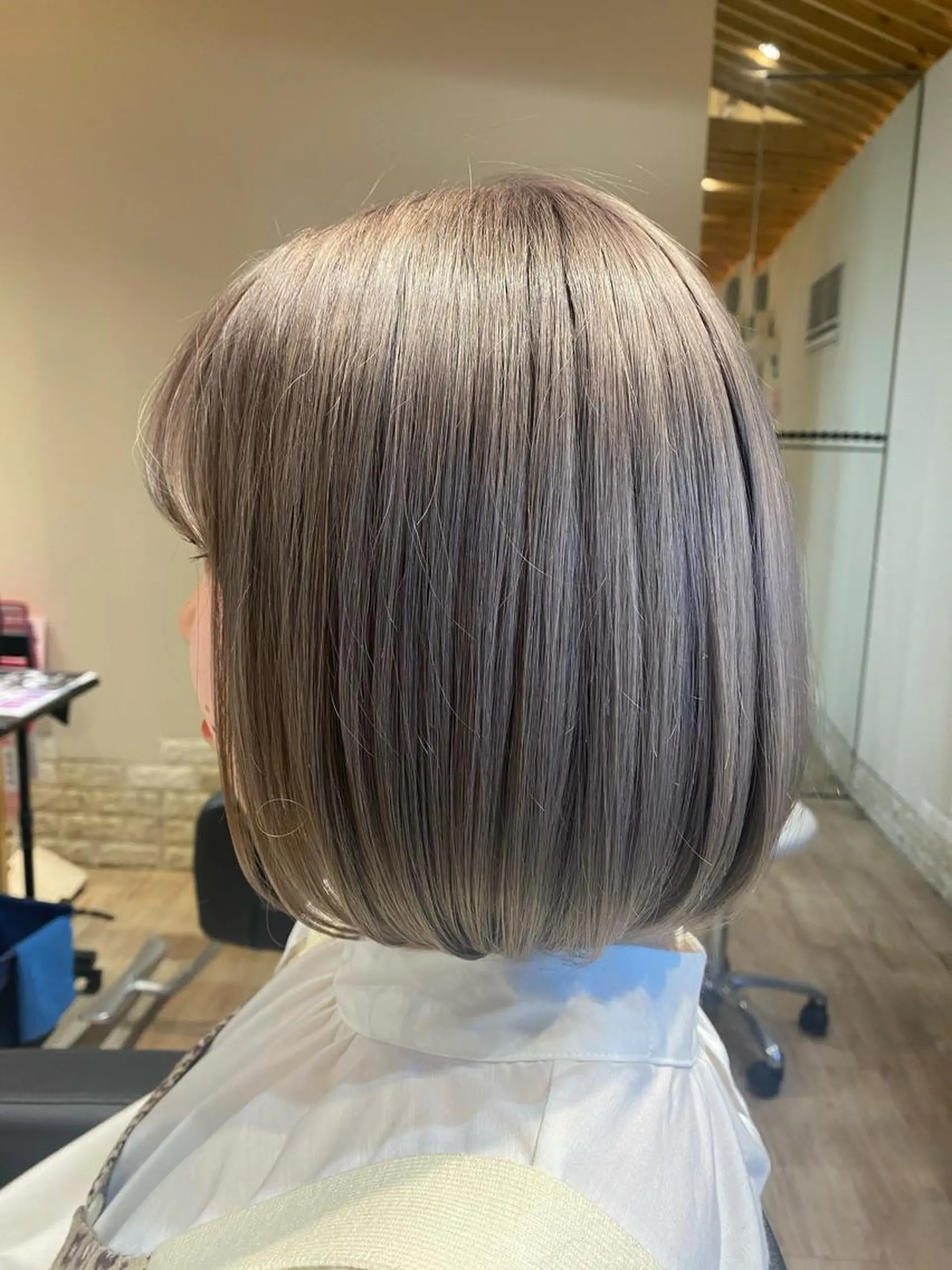 ミディアム カラー カット 関口 友行のヘアスタイル