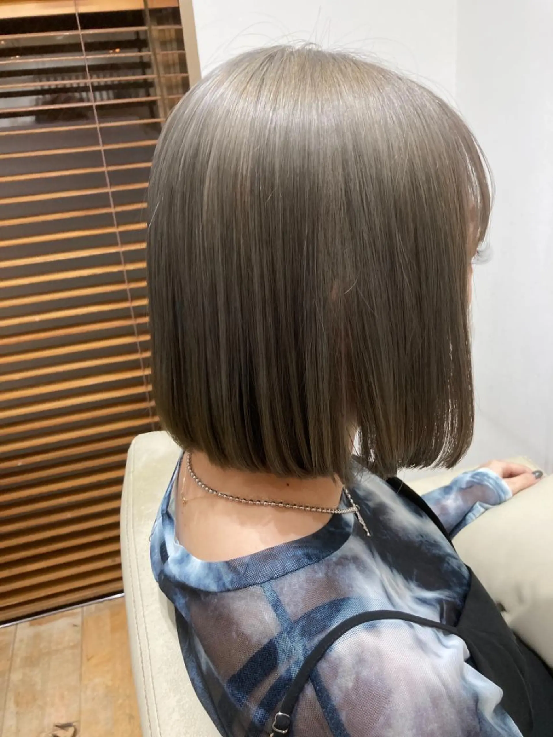 ショート カラー 銀座⚜️【脱白髪染め 美髪矯正】トグチのヘアスタイル
