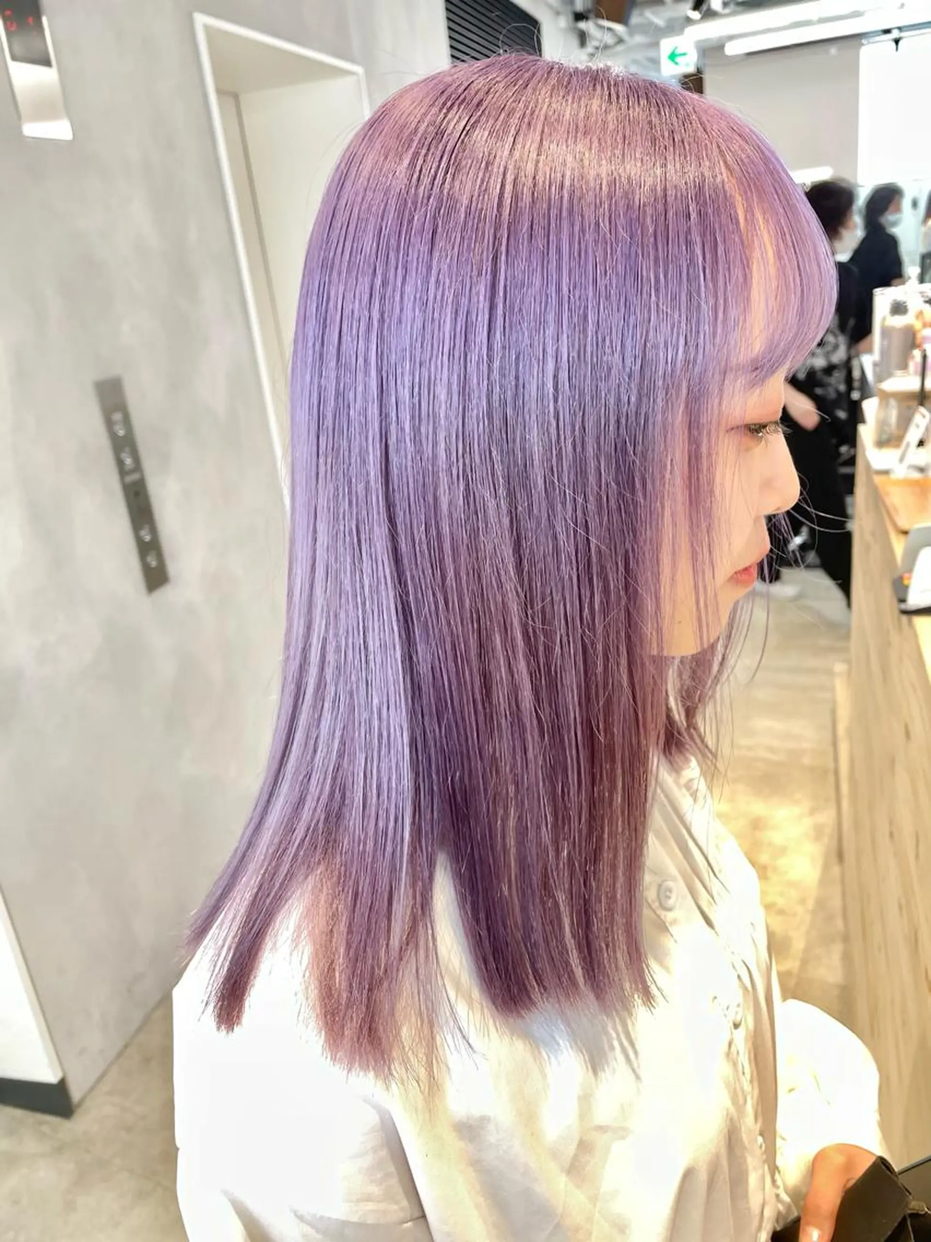 ロング カラー パープルカラー meme原宿所属・ブロンド・ハイトーン ／遠藤将太のヘアスタイル