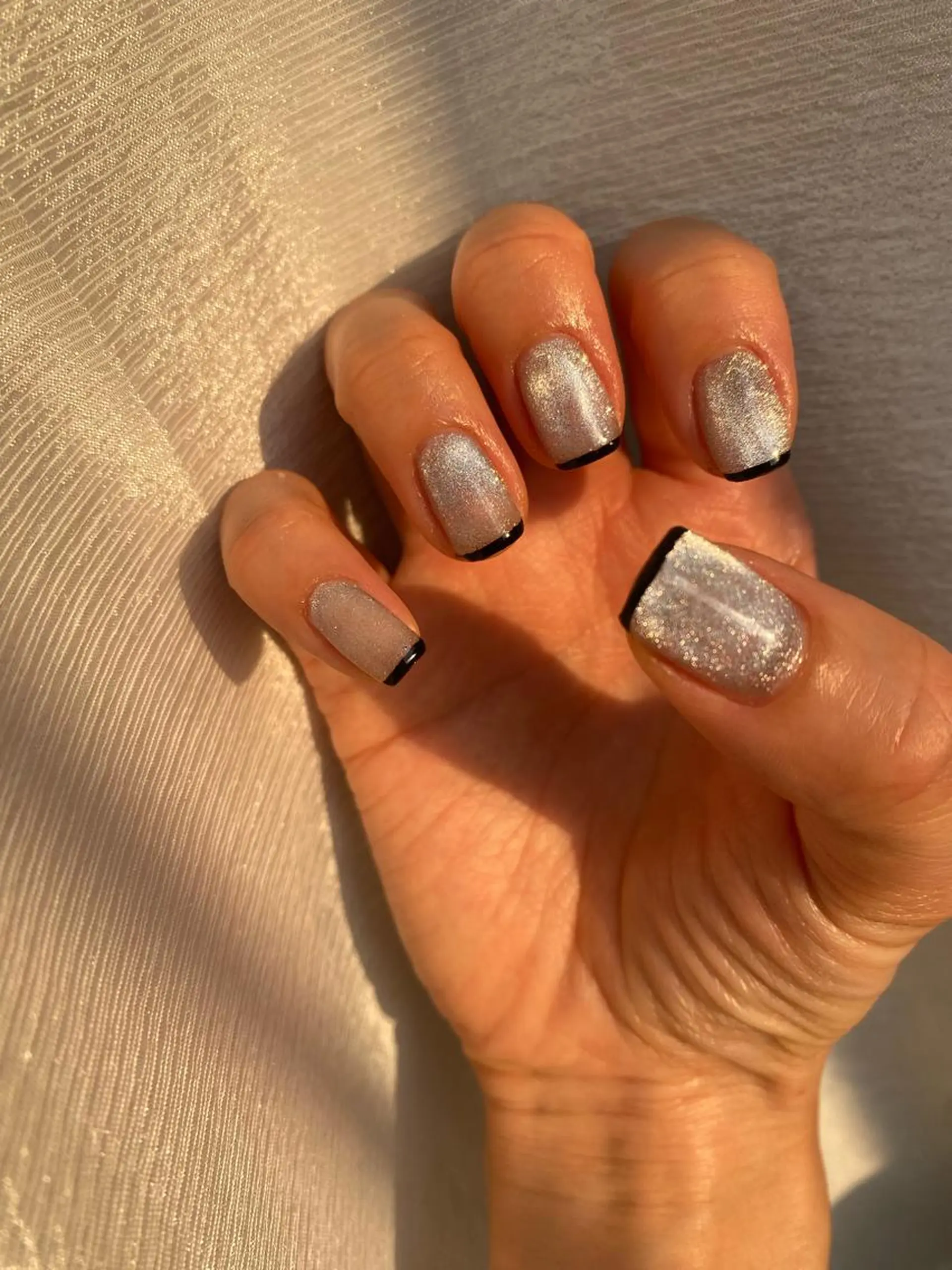 ネイル フレンチネイル マグネットネイル ハンドネイル kokori nailのネイルデザイン