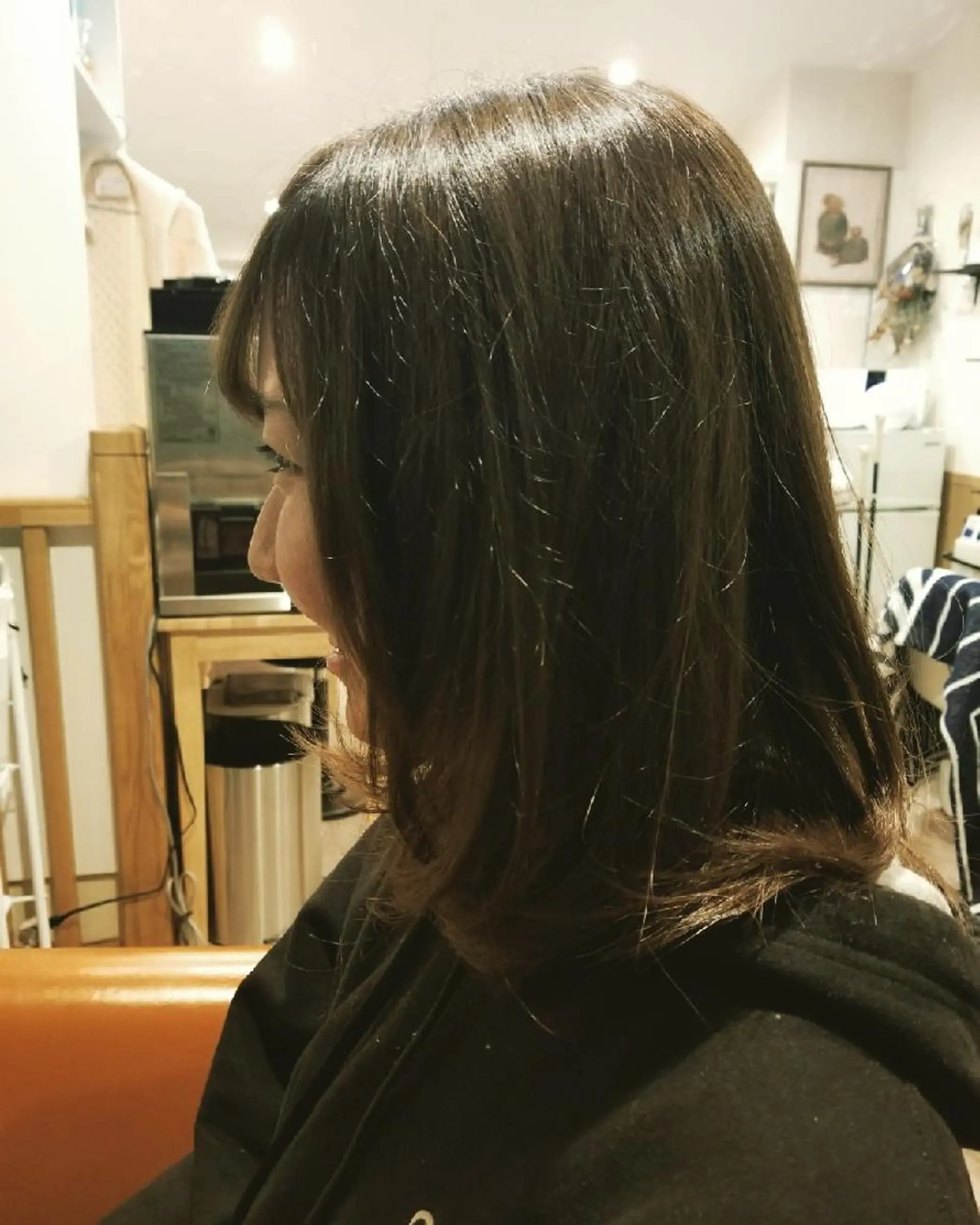 ミディアム アッシュ リラク spa hair  ark 富井直美のヘアスタイル