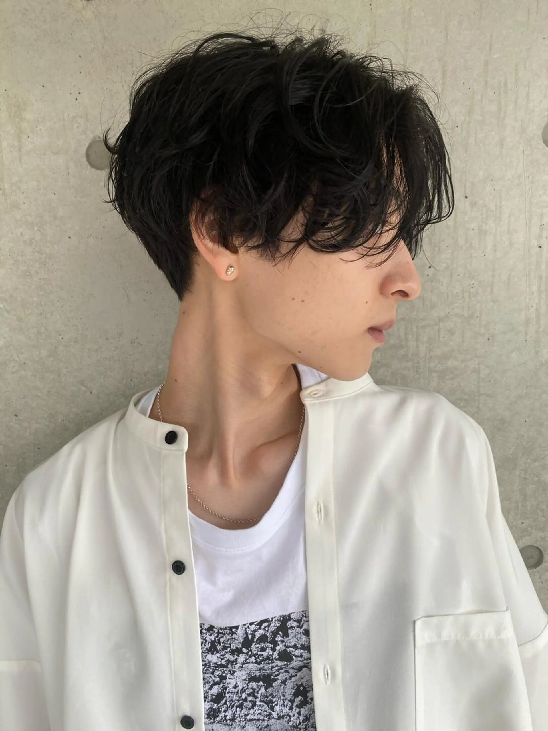 カラー パーマ メンズ 曲がる縮毛矯正🔥 メンズパーマ🔥のヘアスタイル