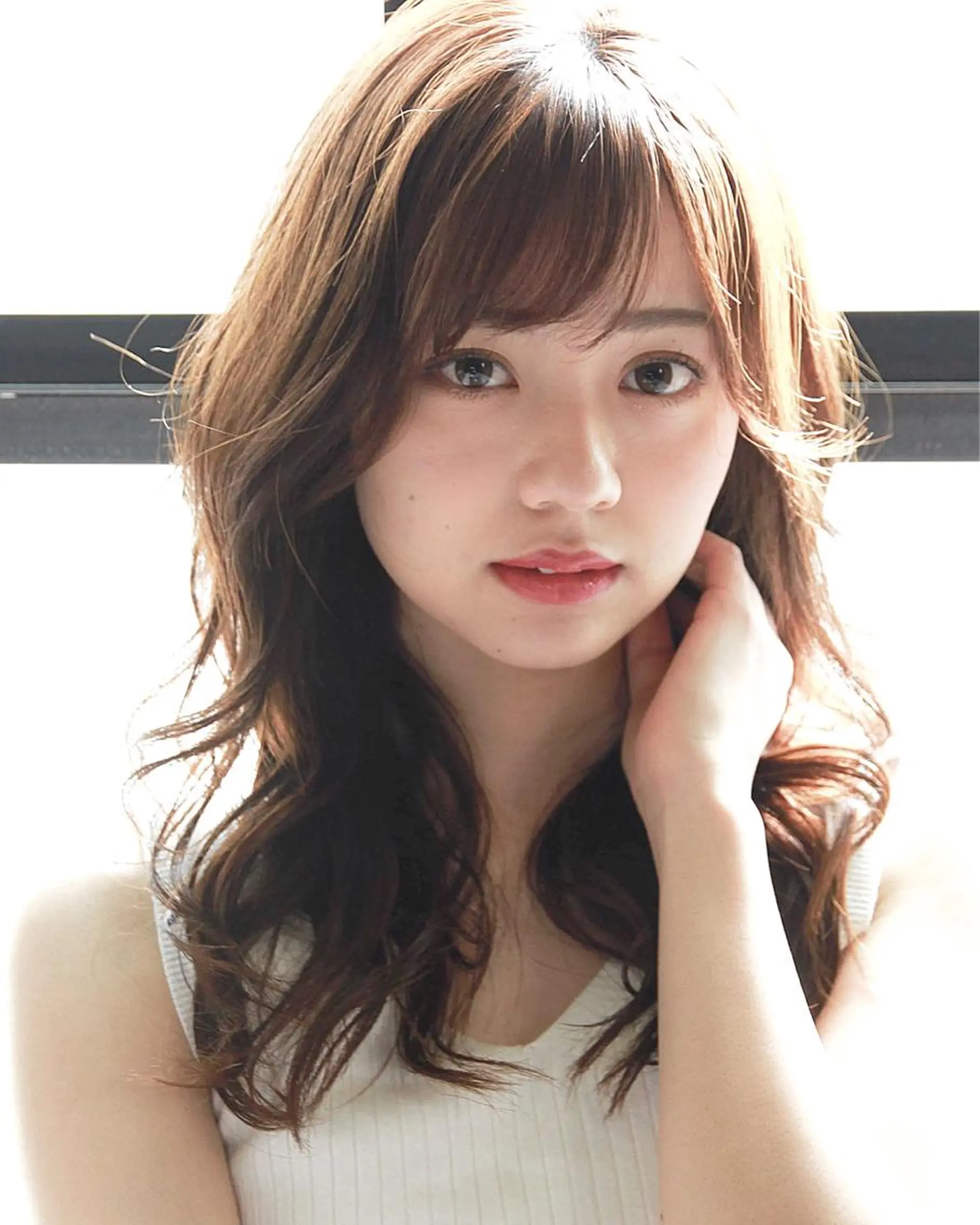 セミロング カラー パーマ ヘアアレンジ セミロングパーマ アッシュ ブリーチ 透明感カラー グレージュ カット ヘアカラー トリートメント シェアサロン　salowin所属・✨ブリーチなし透明感 カラー🥇ユースケのヘアスタイル